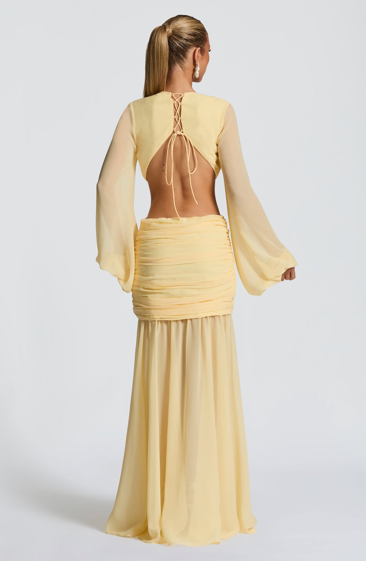 Belavie Andrinella Maxi Dress - Lemon