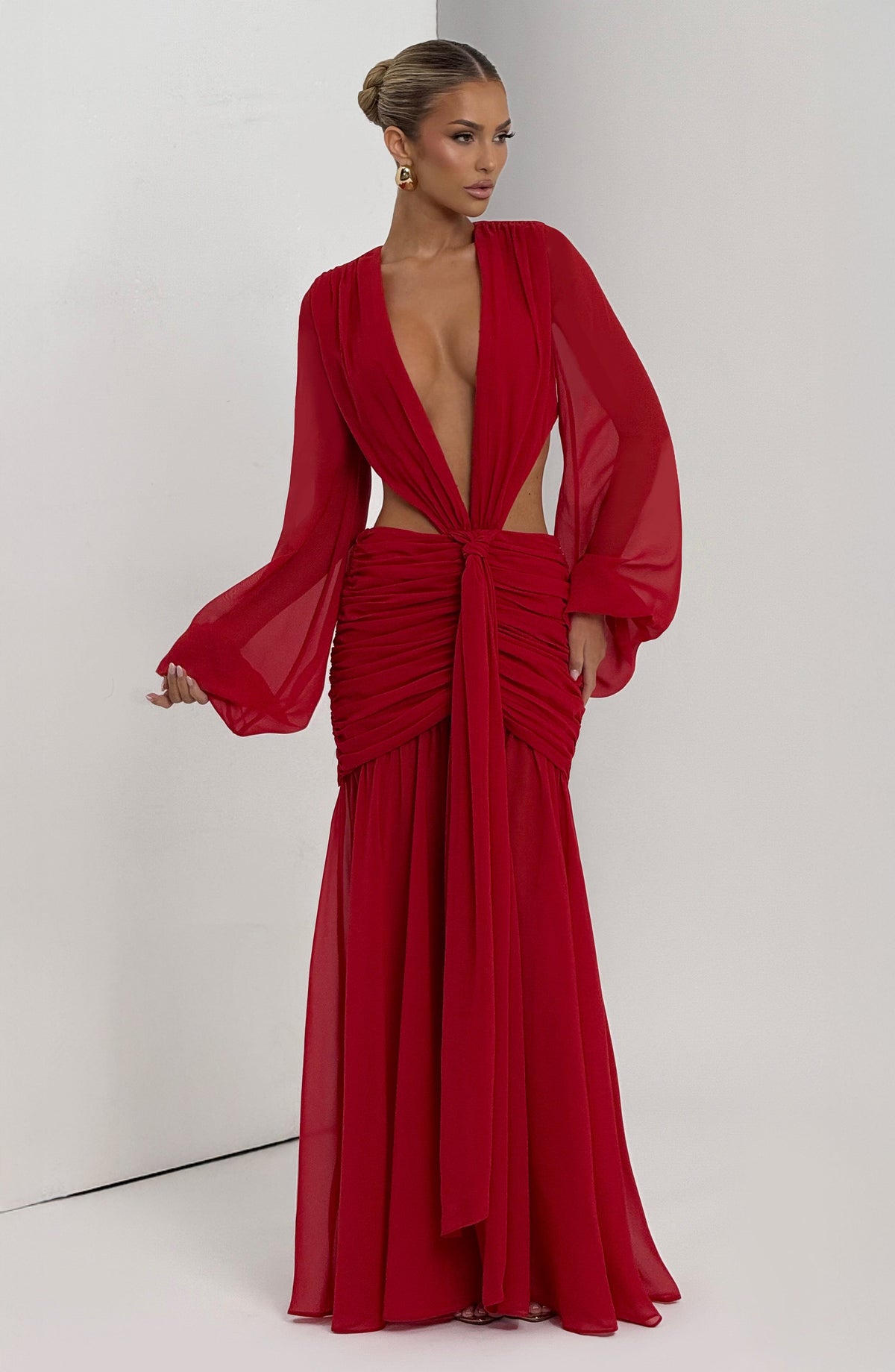 Belavie Andrinella Maxi Dress - Red