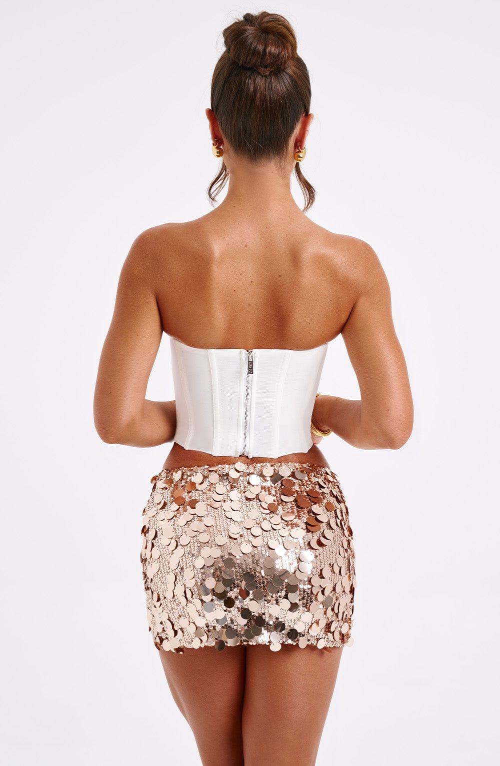 Belavie Anissella Mini Skirt - Gold