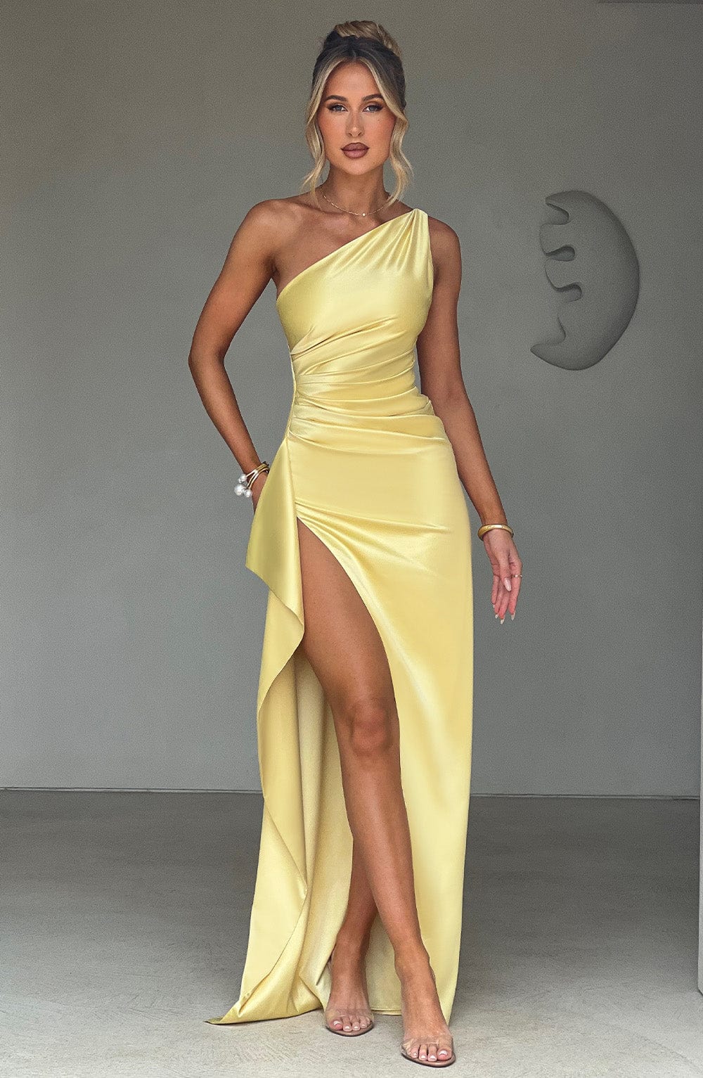 Belavie Ariela Maxi Dress - Lemon