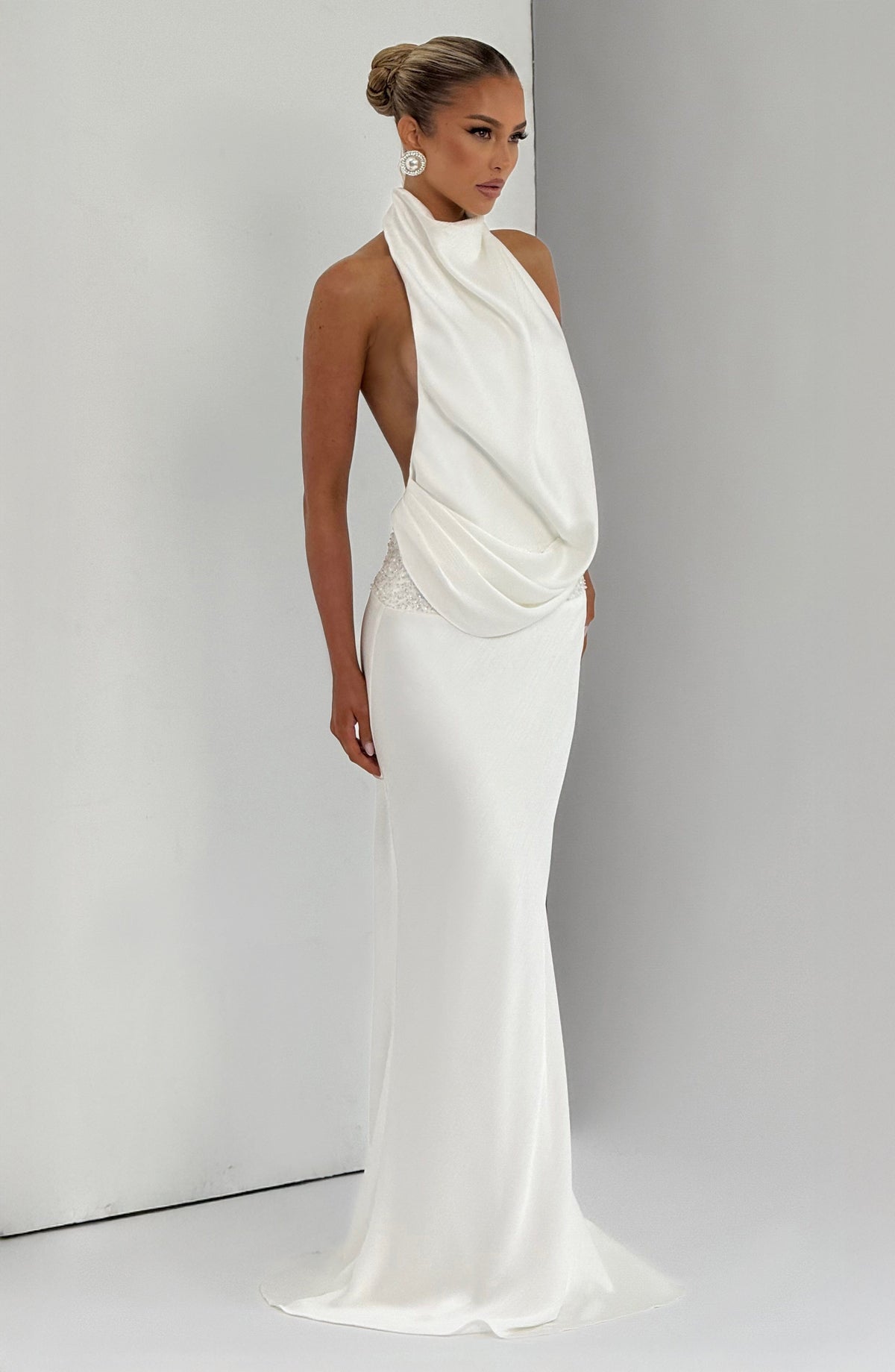 Belavie Armella Maxi Dress - Ivory