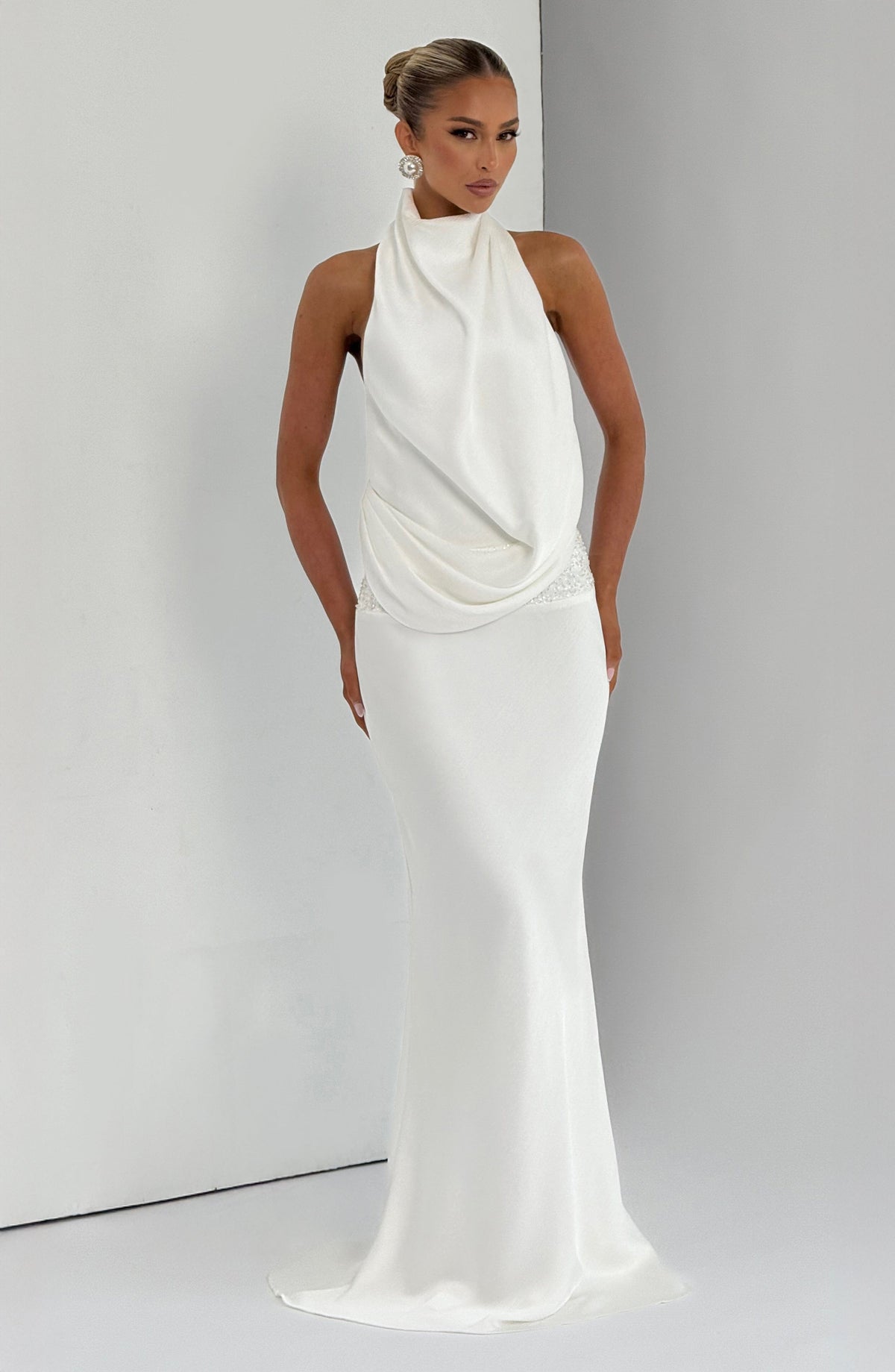 Belavie Armella Maxi Dress - Ivory