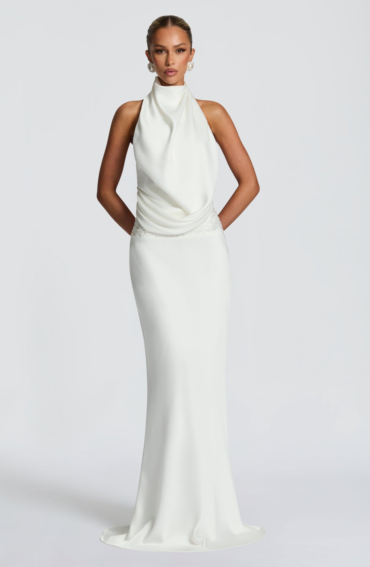 Belavie Armella Maxi Dress - Ivory