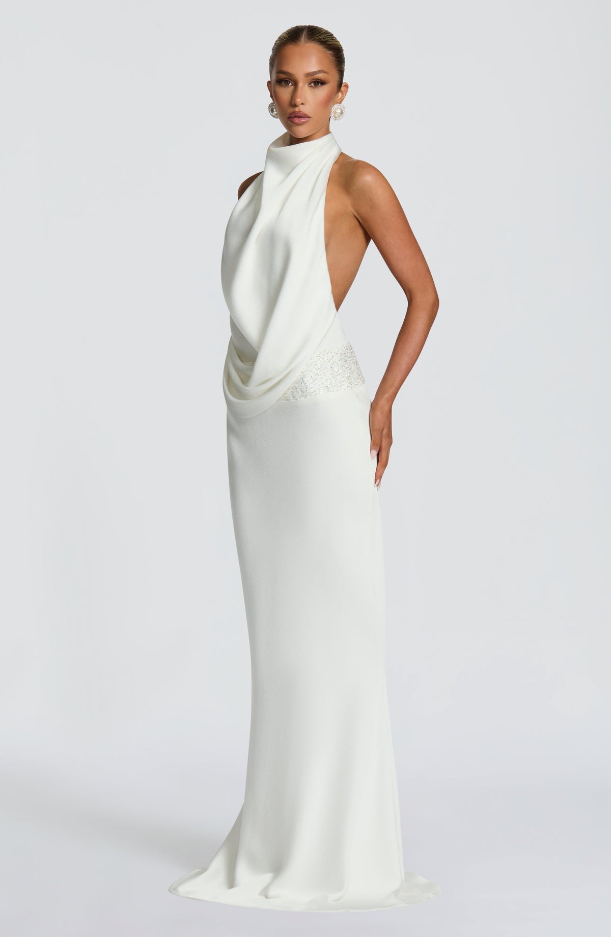 Belavie Armella Maxi Dress - Ivory