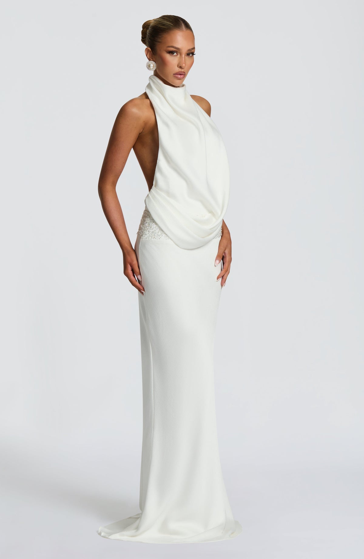 Belavie Armella Maxi Dress - Ivory