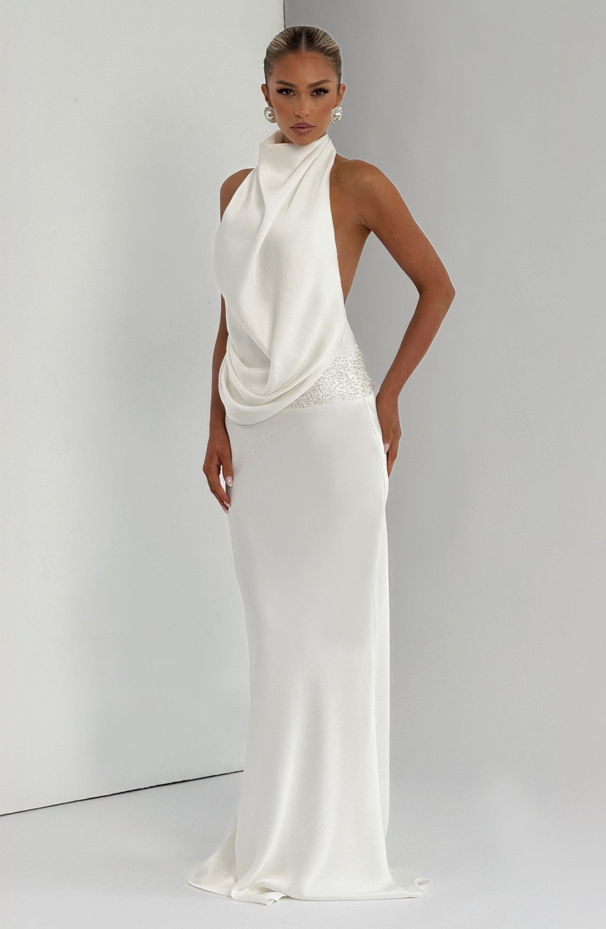Belavie Armella Maxi Dress - Ivory