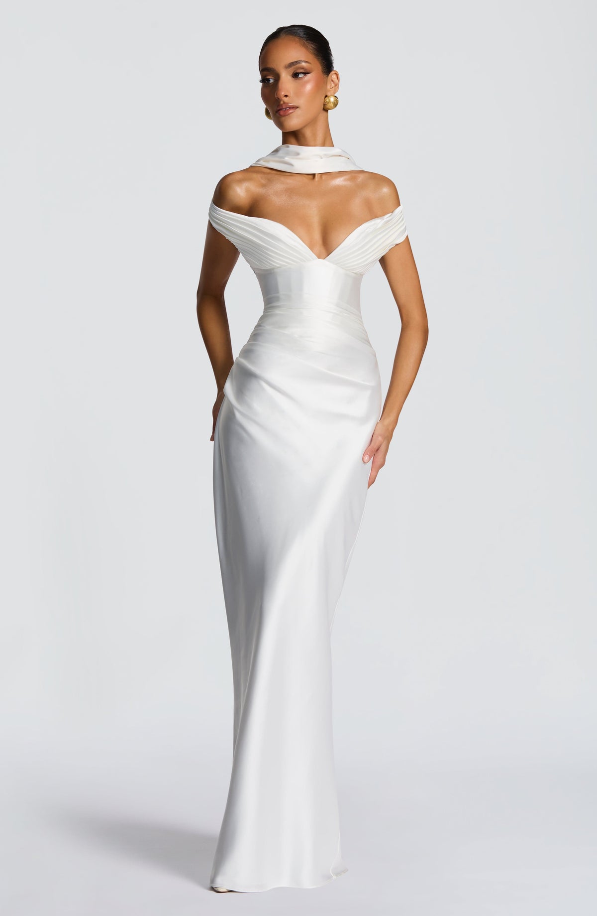 Belavie Aureliella Maxi Dress - Ivory