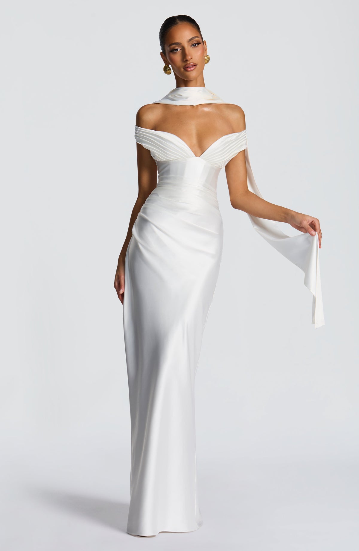 Belavie Aureliella Maxi Dress - Ivory