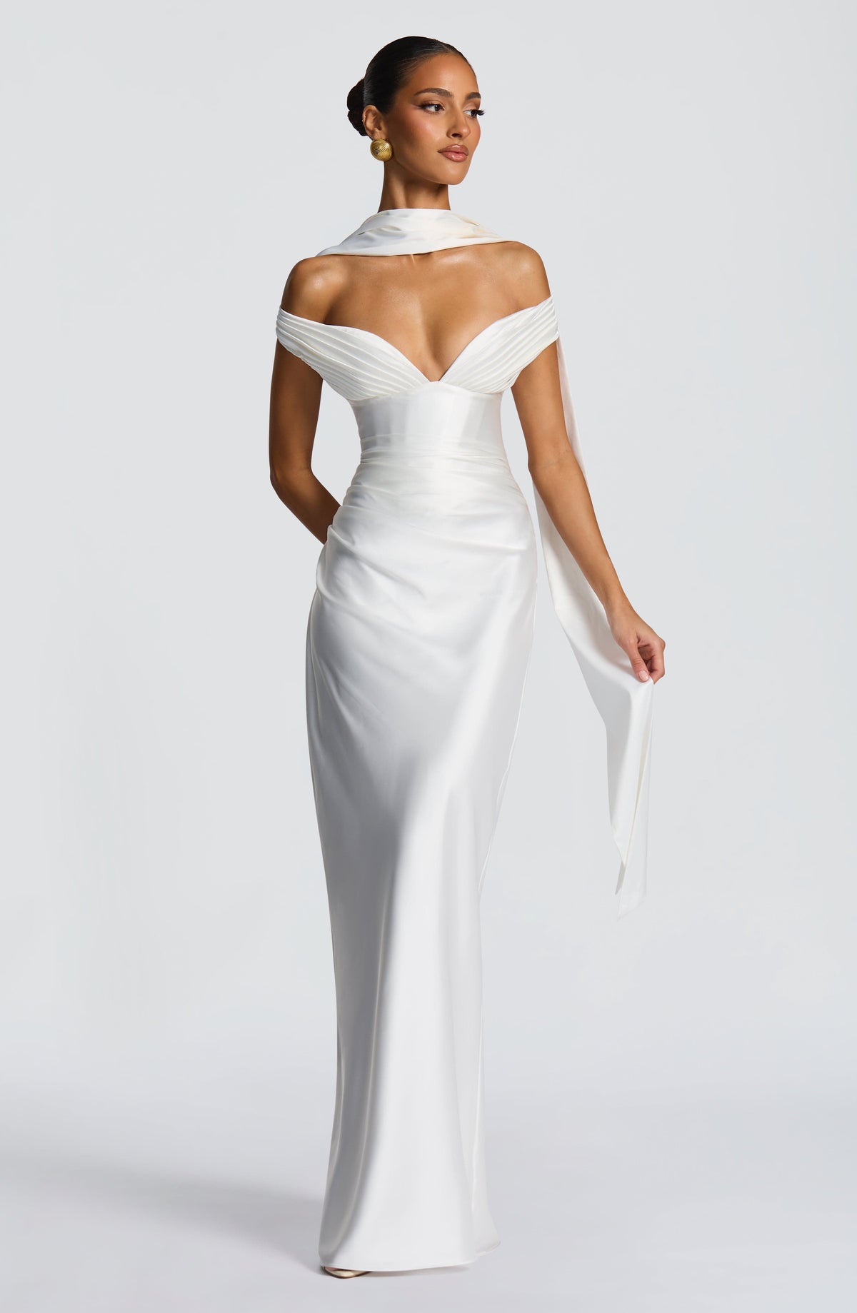 Belavie Aureliella Maxi Dress - Ivory