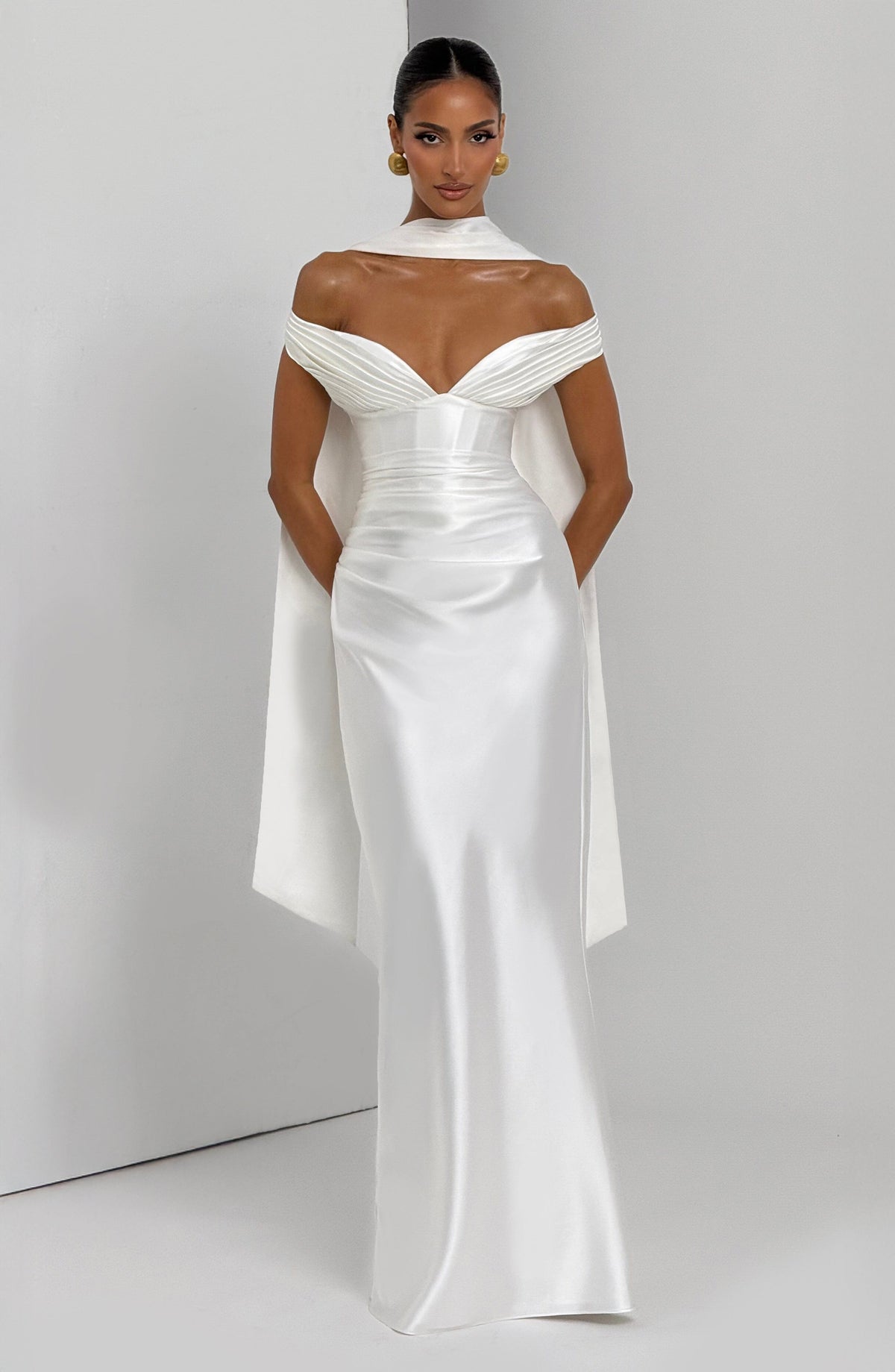 Belavie Aureliella Maxi Dress - Ivory