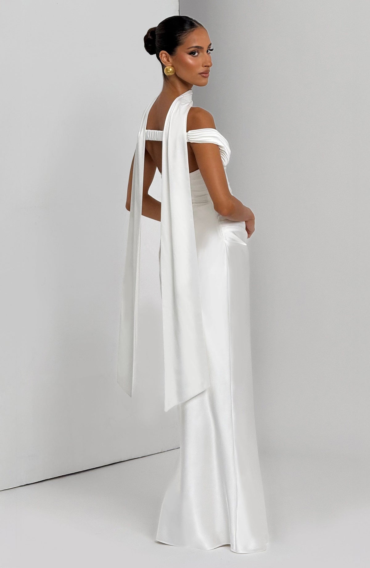 Belavie Aureliella Maxi Dress - Ivory