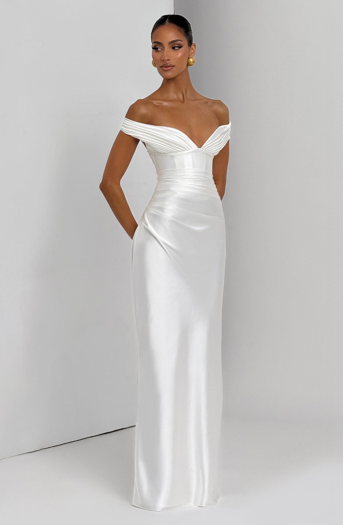 Belavie Aureliella Maxi Dress - Ivory
