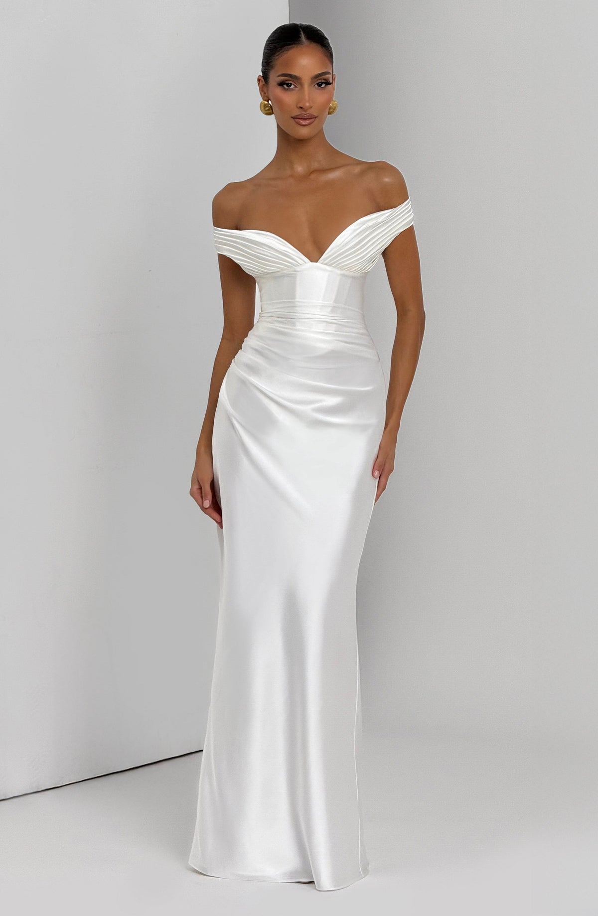 Belavie Aureliella Maxi Dress - Ivory
