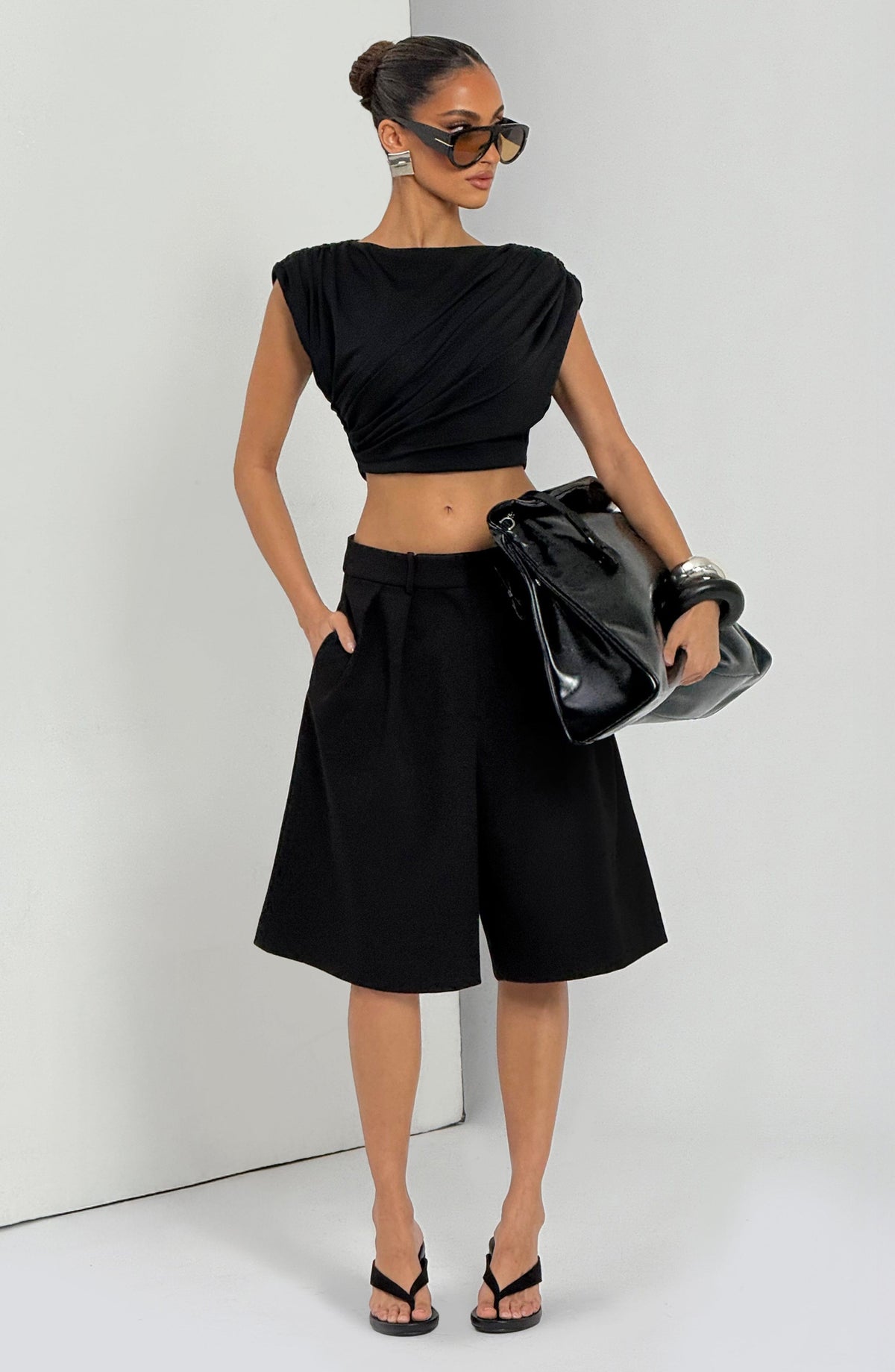 Belavie Ausrella Bermuda Shorts - Black