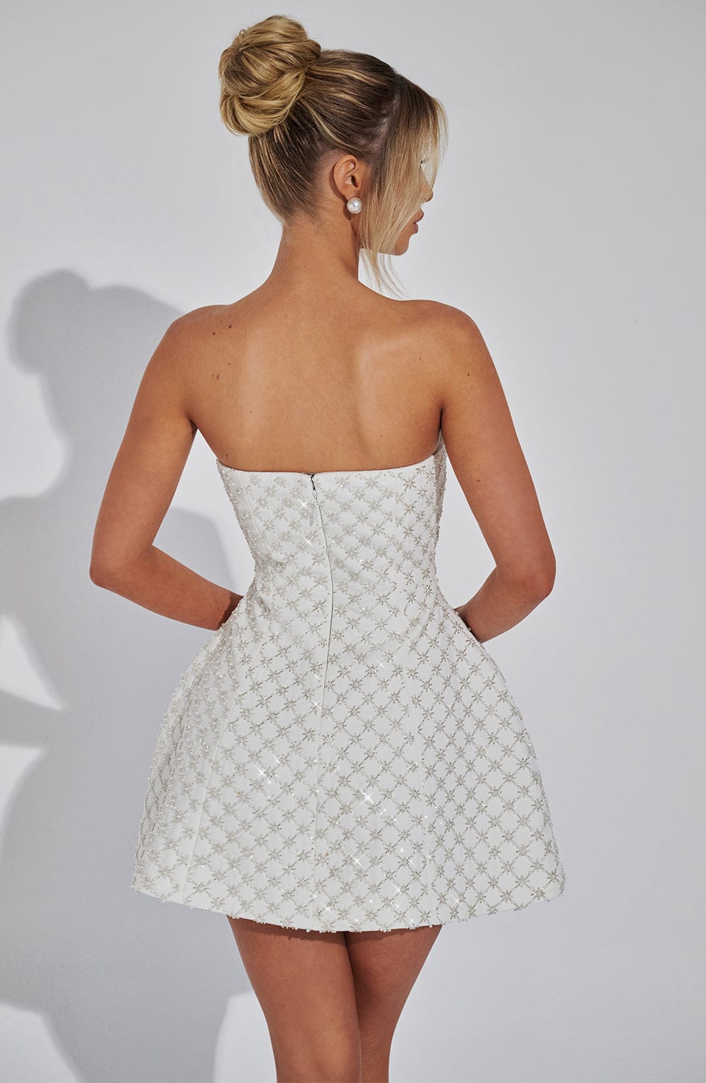 Belavie Beatricella Mini Dress - Ivory
