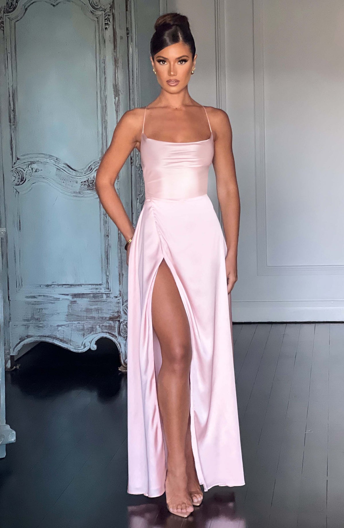Belavie Bethania Maxi Dress - Blush