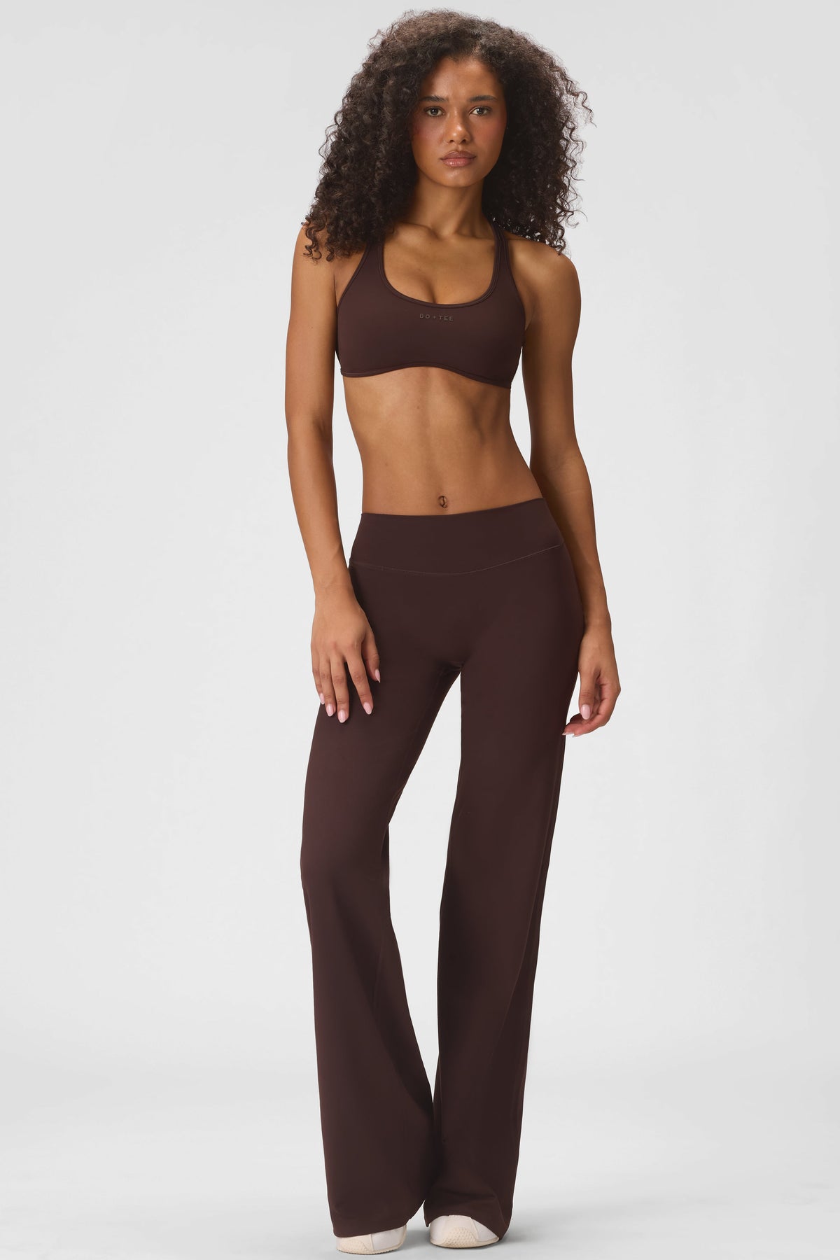 Belavie Soft Active Wide-Leg Trousers in Espresso