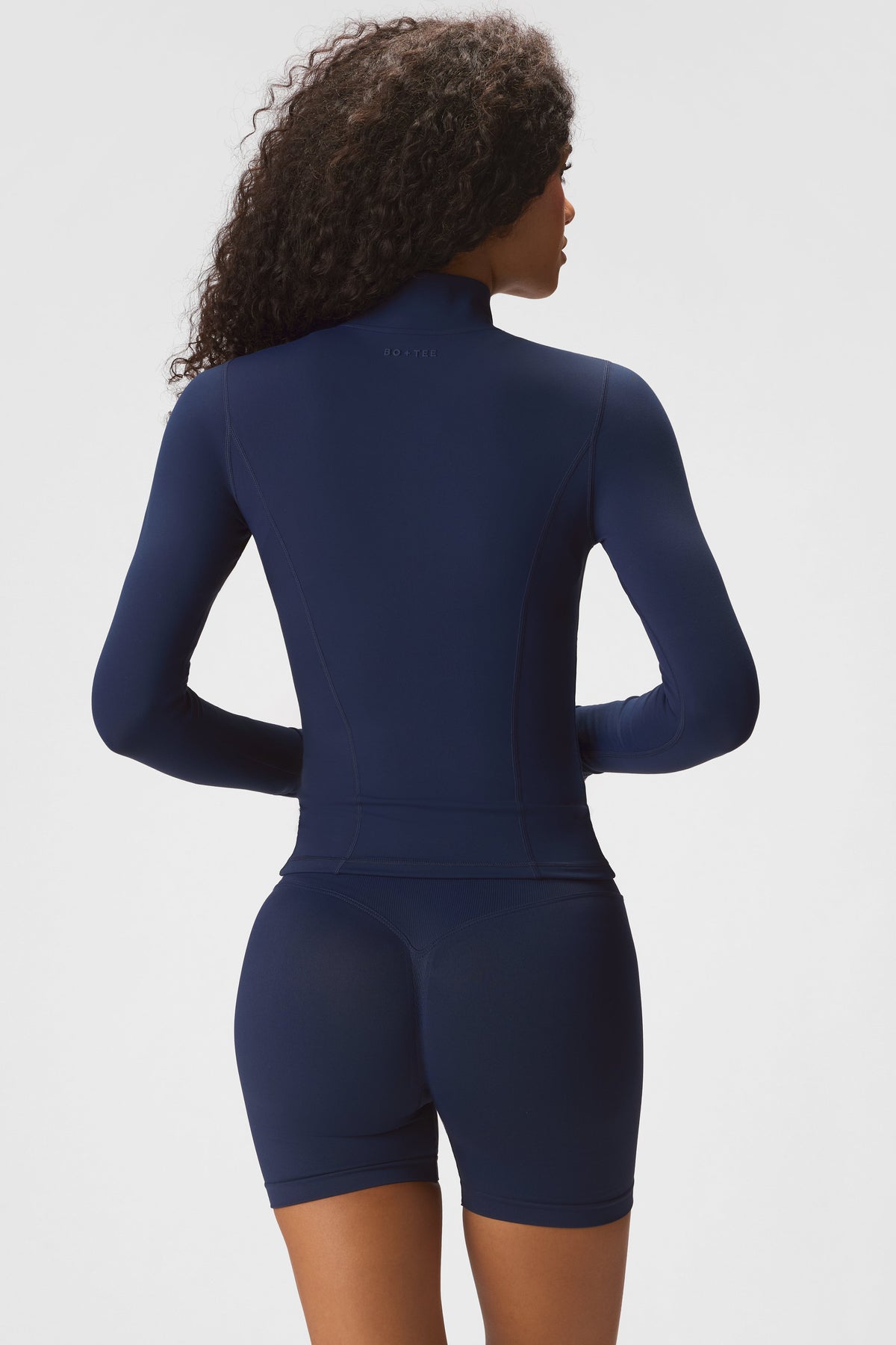 Belavie Soft Active Zip-Up Jacket in Midnight Navy