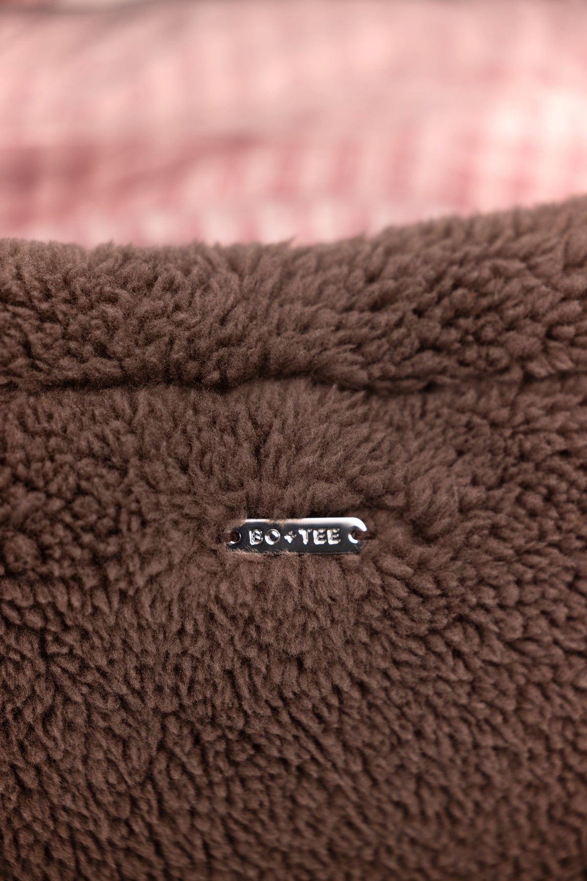 Belavie Teddy Fleece Bag in Chestnut