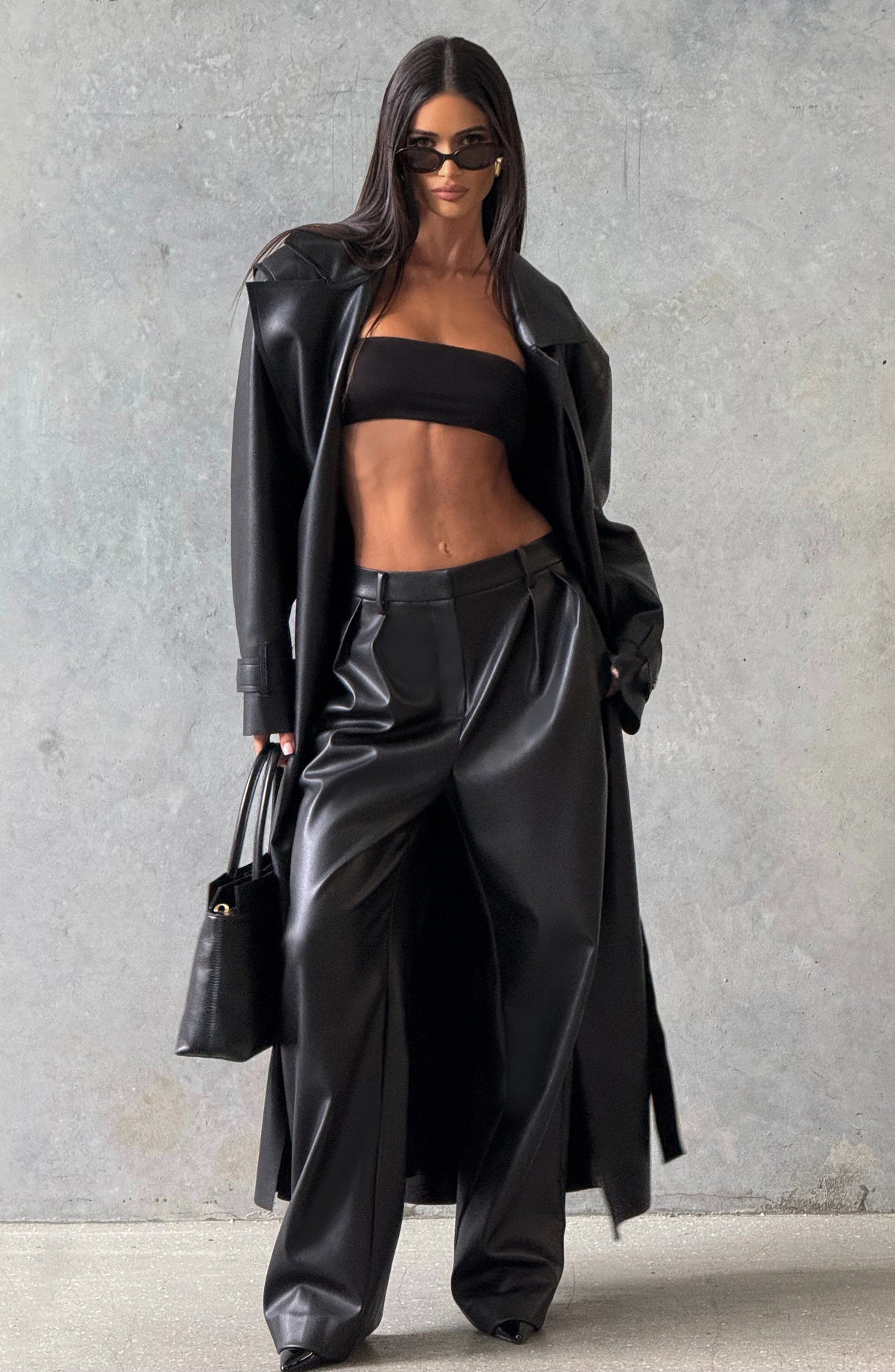 Belavie Bridgeta Trench Coat - Black