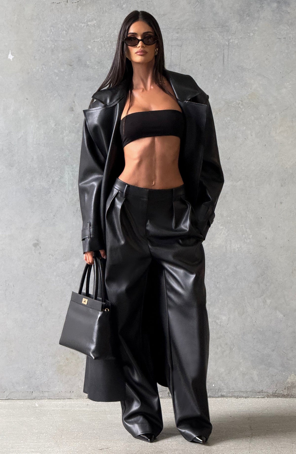 Belavie Bridgeta Trench Coat - Black
