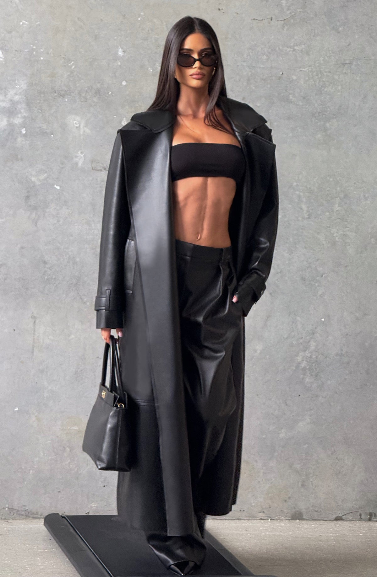 Belavie Bridgeta Trench Coat - Black