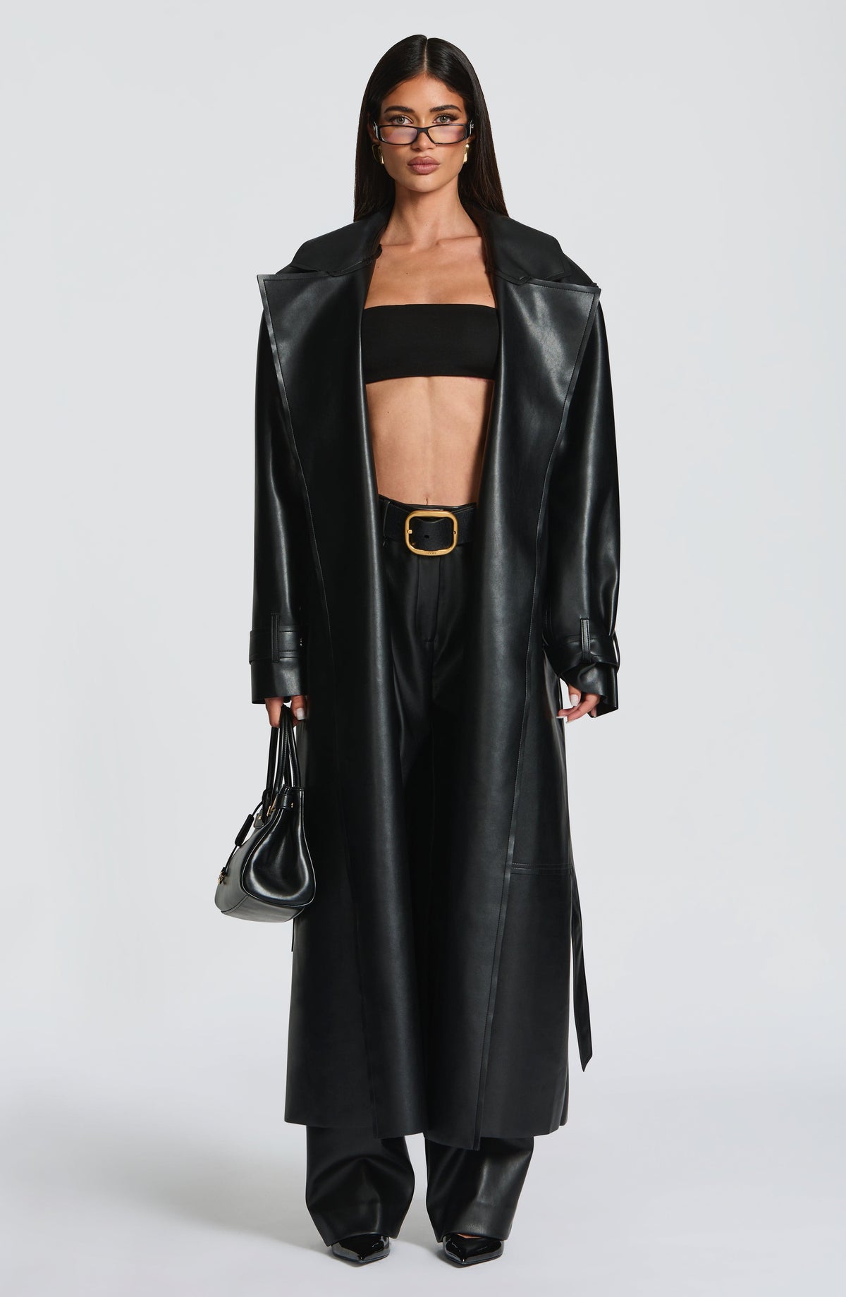Belavie Bridgeta Trench Coat - Black