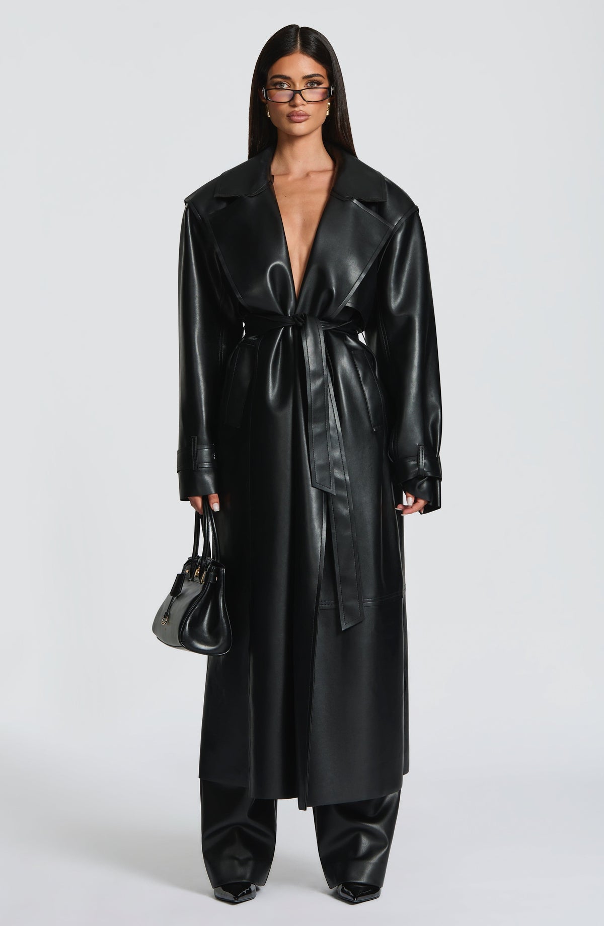 Belavie Bridgeta Trench Coat - Black