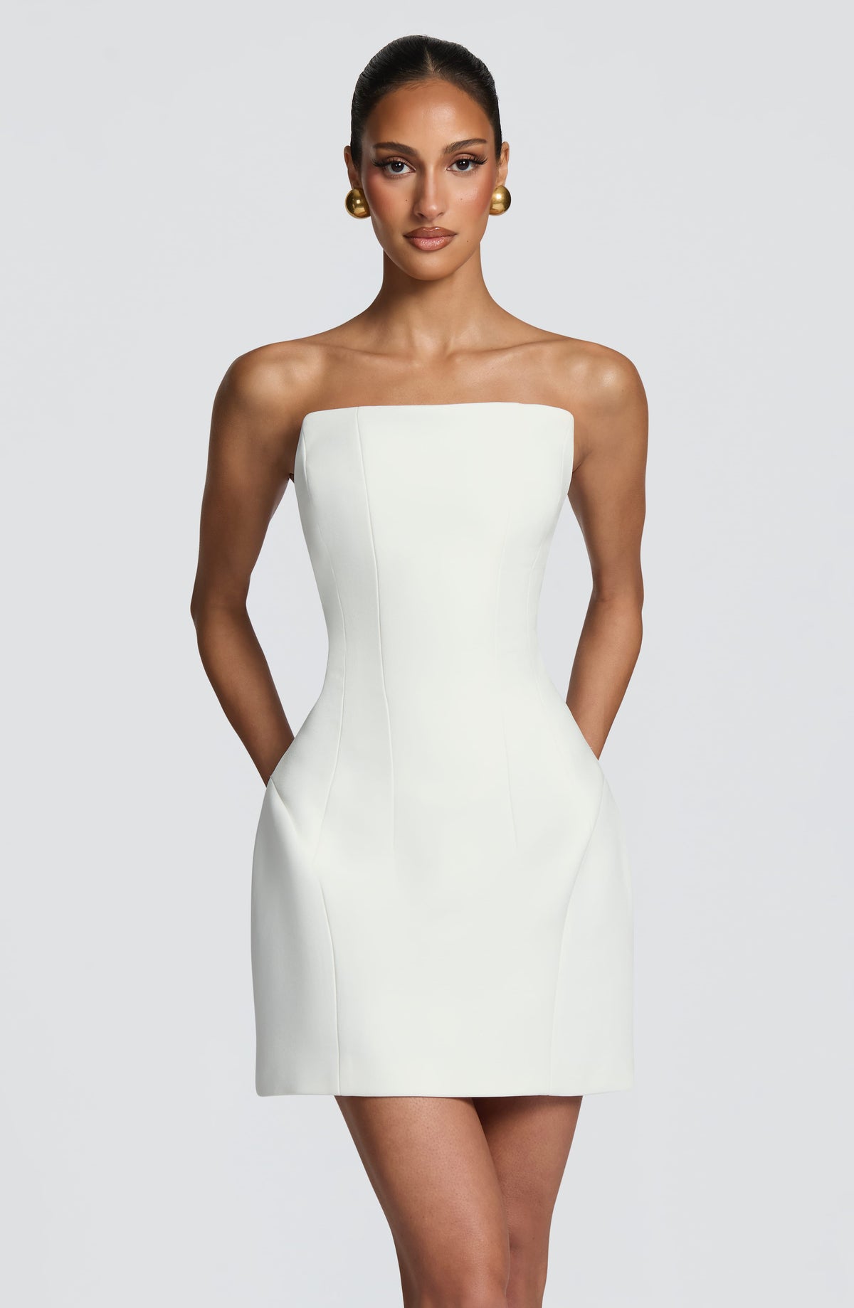 Belavie Cadencella Mini Dress - Ivory