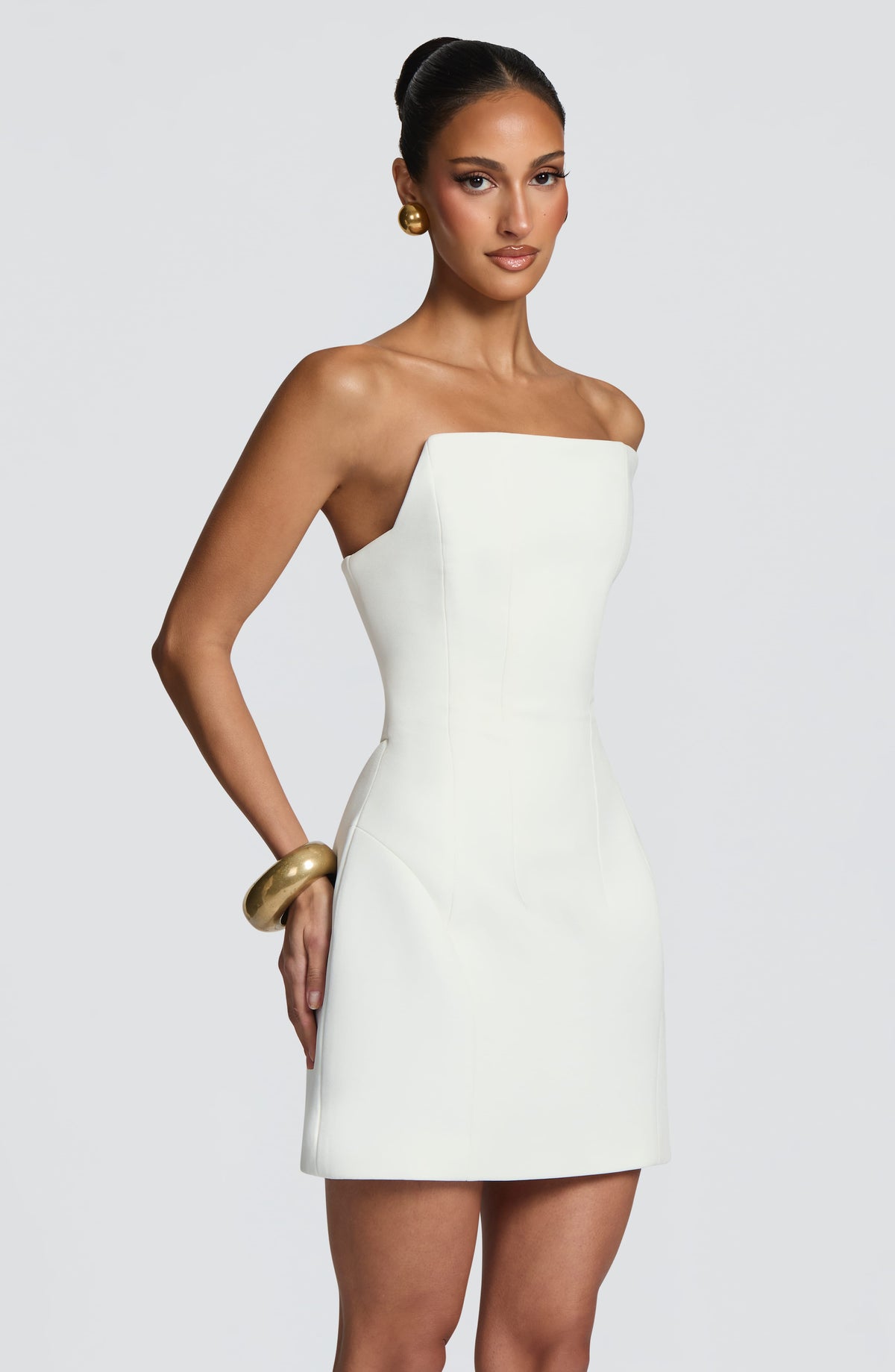 Belavie Cadencella Mini Dress - Ivory