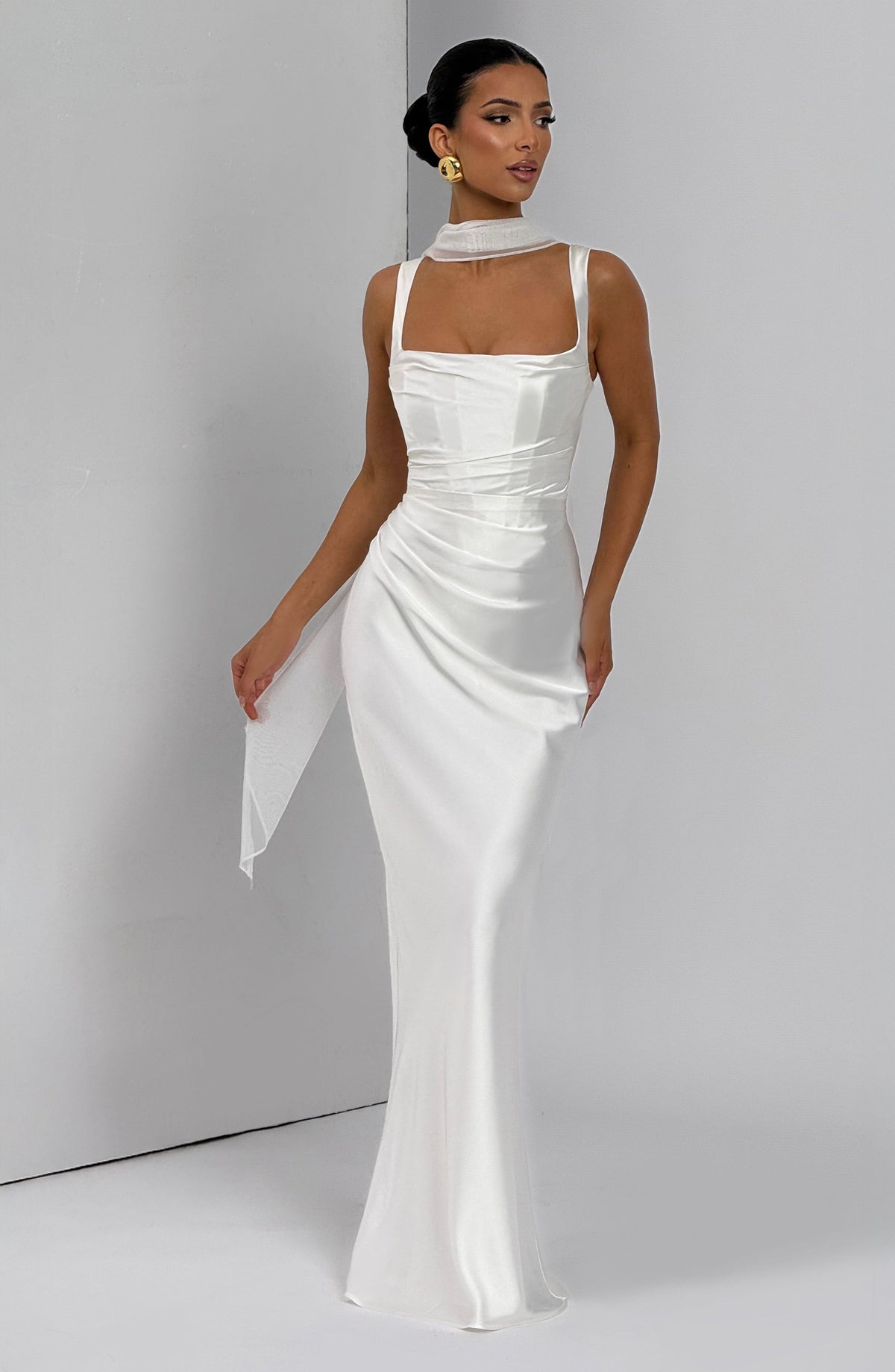 Belavie Calanthella Maxi Dress - Ivory