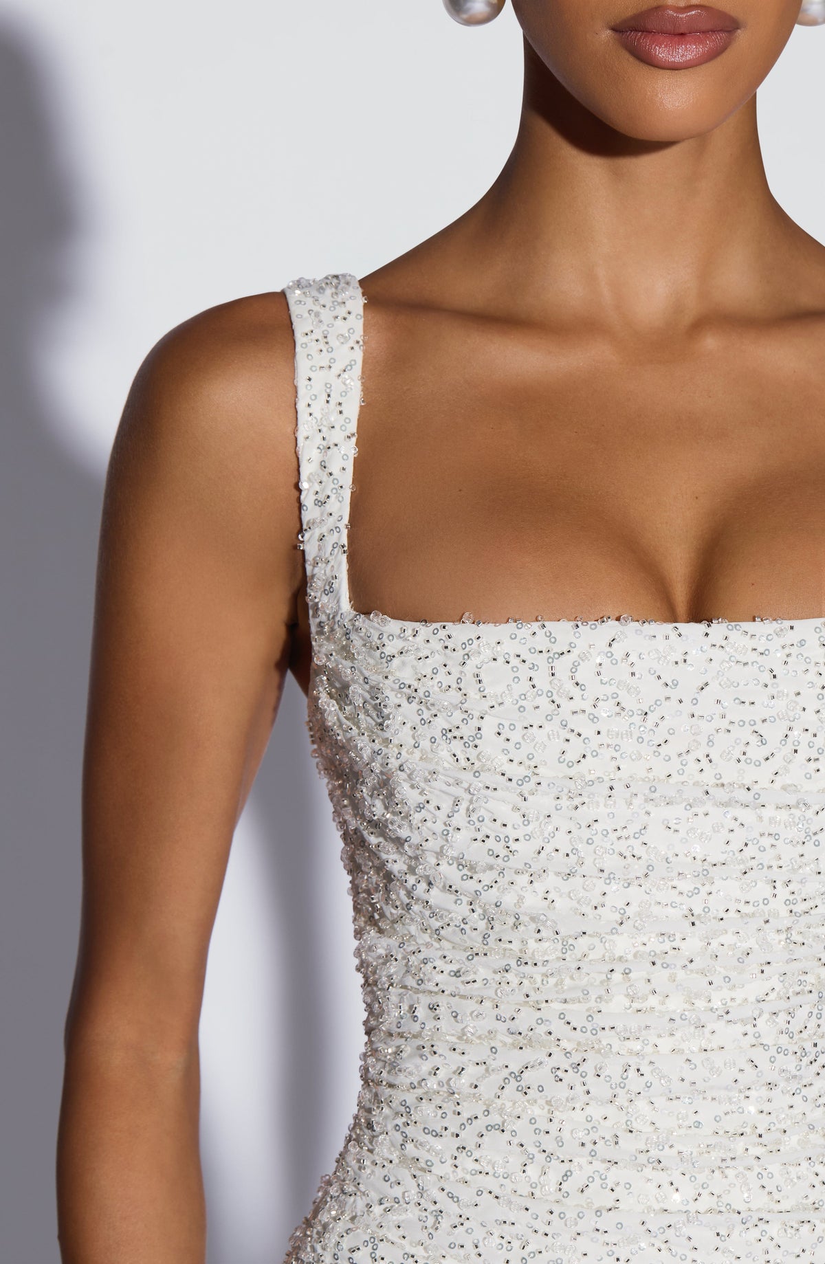 Belavie Calanthella Maxi Dress - Ivory Sparkle