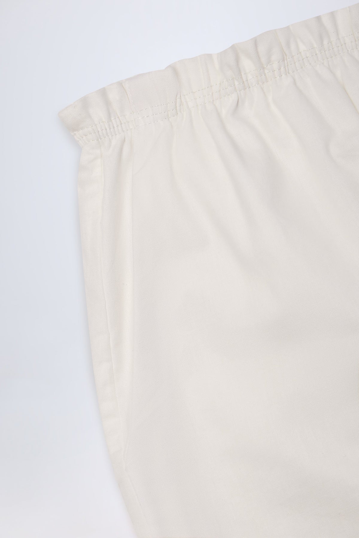 Belavie Dalile Wide-Leg Cotton-Poplin Trousers in White