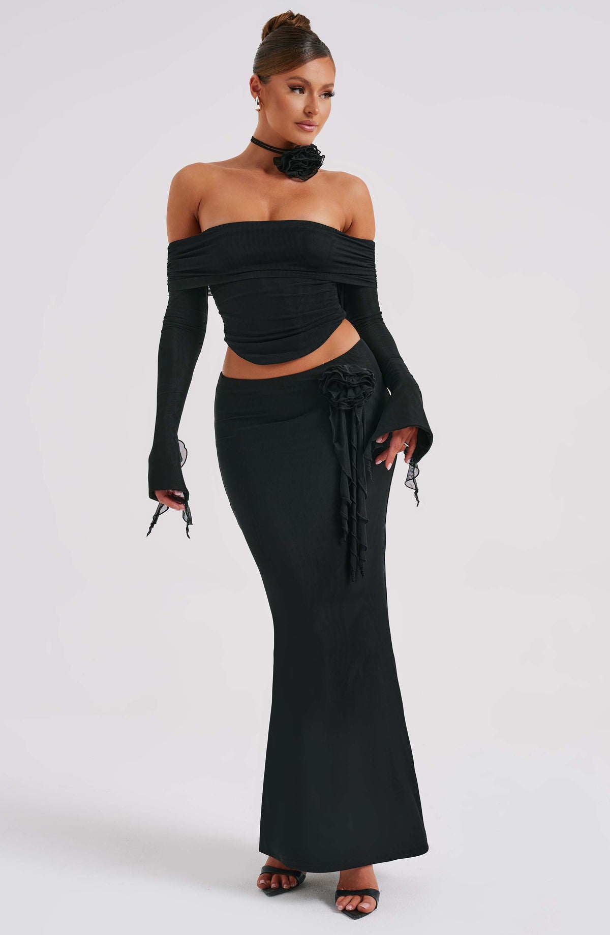 Belavie Deemella Maxi Skirt - Black