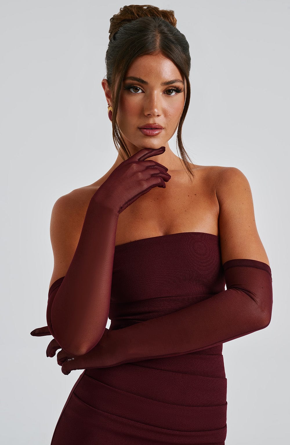 Belavie Elia Gloves - Cherry Lacquer