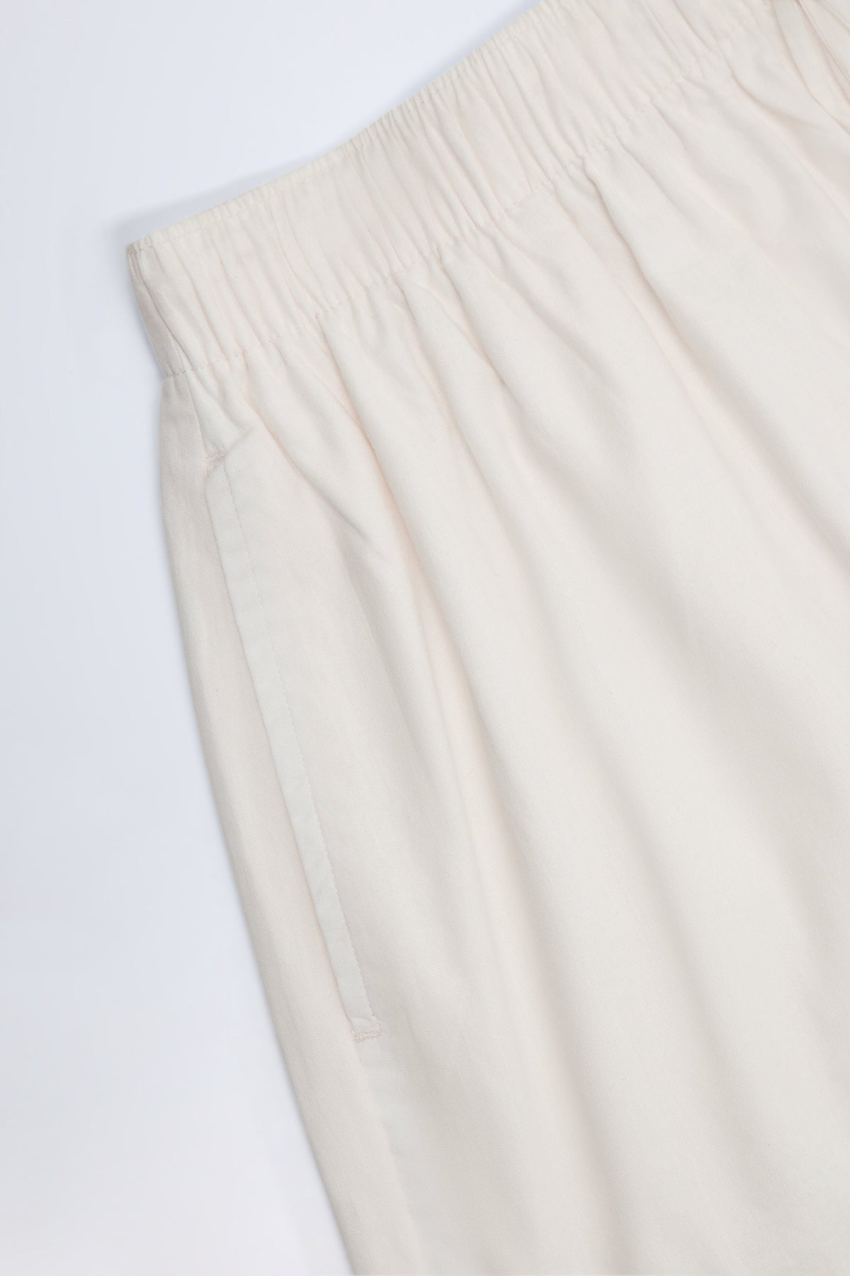 Belavie Elsia Tie-Front Cotton-Poplin Shorts in White