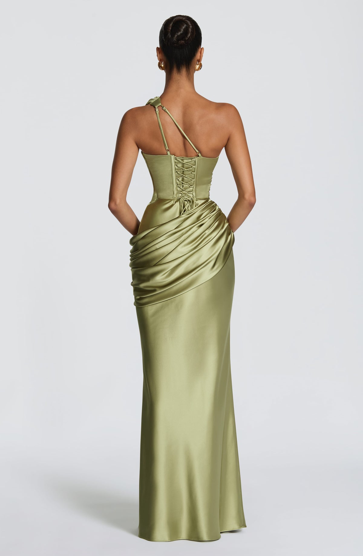 Belavie Eminella Maxi Dress - Light Olive