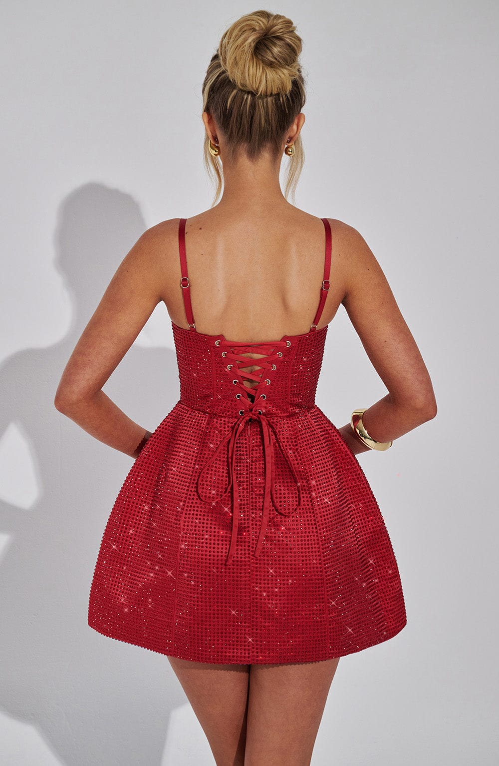 Belavie Emmella Mini Dress - Red