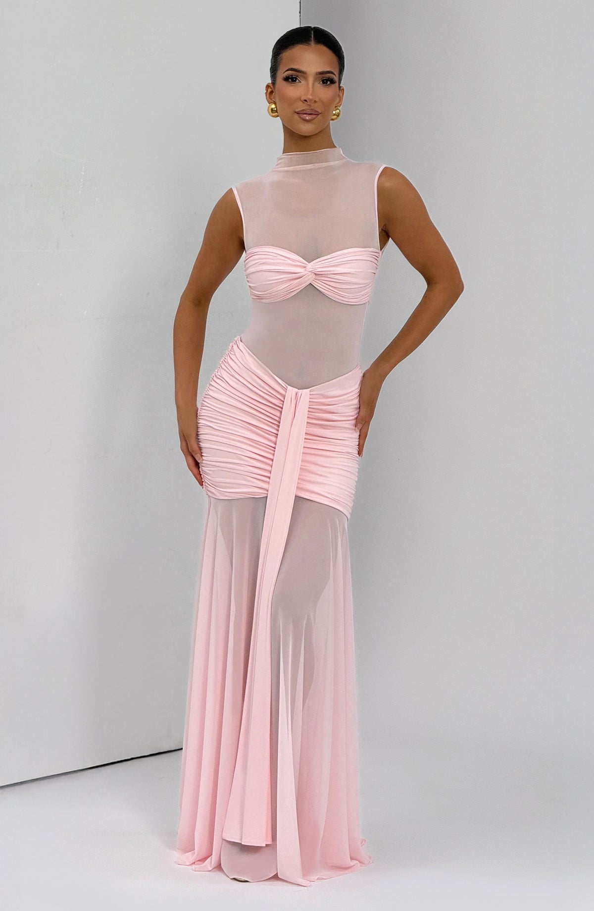 Belavie Faella Maxi Skirt - Blush