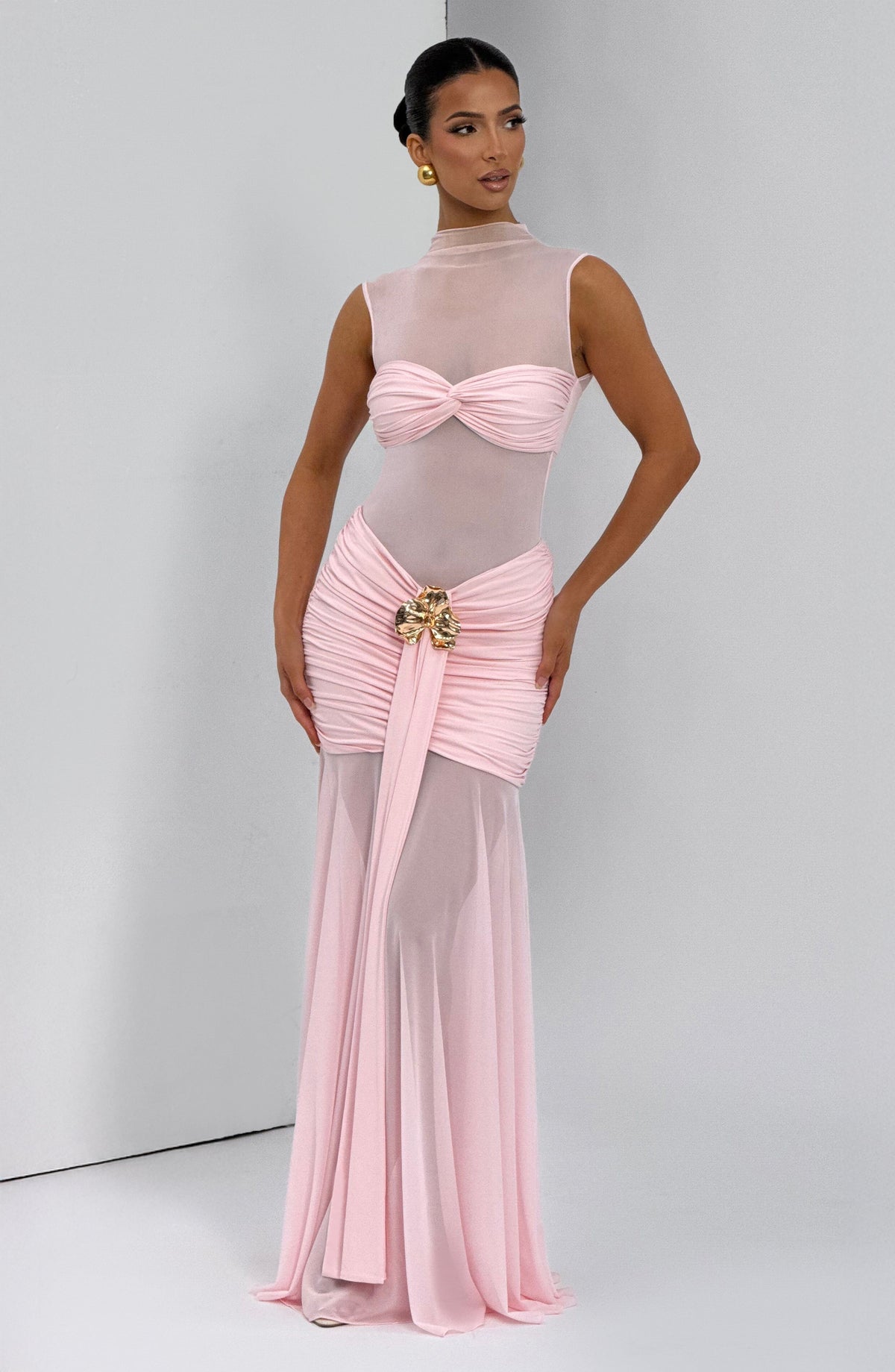 Belavie Faella Maxi Skirt - Blush