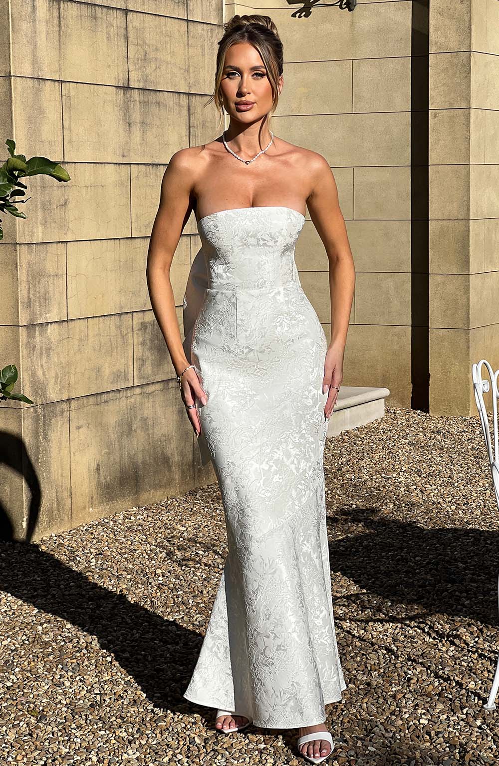 Belavie Felicitia Maxi Dress - Ivory