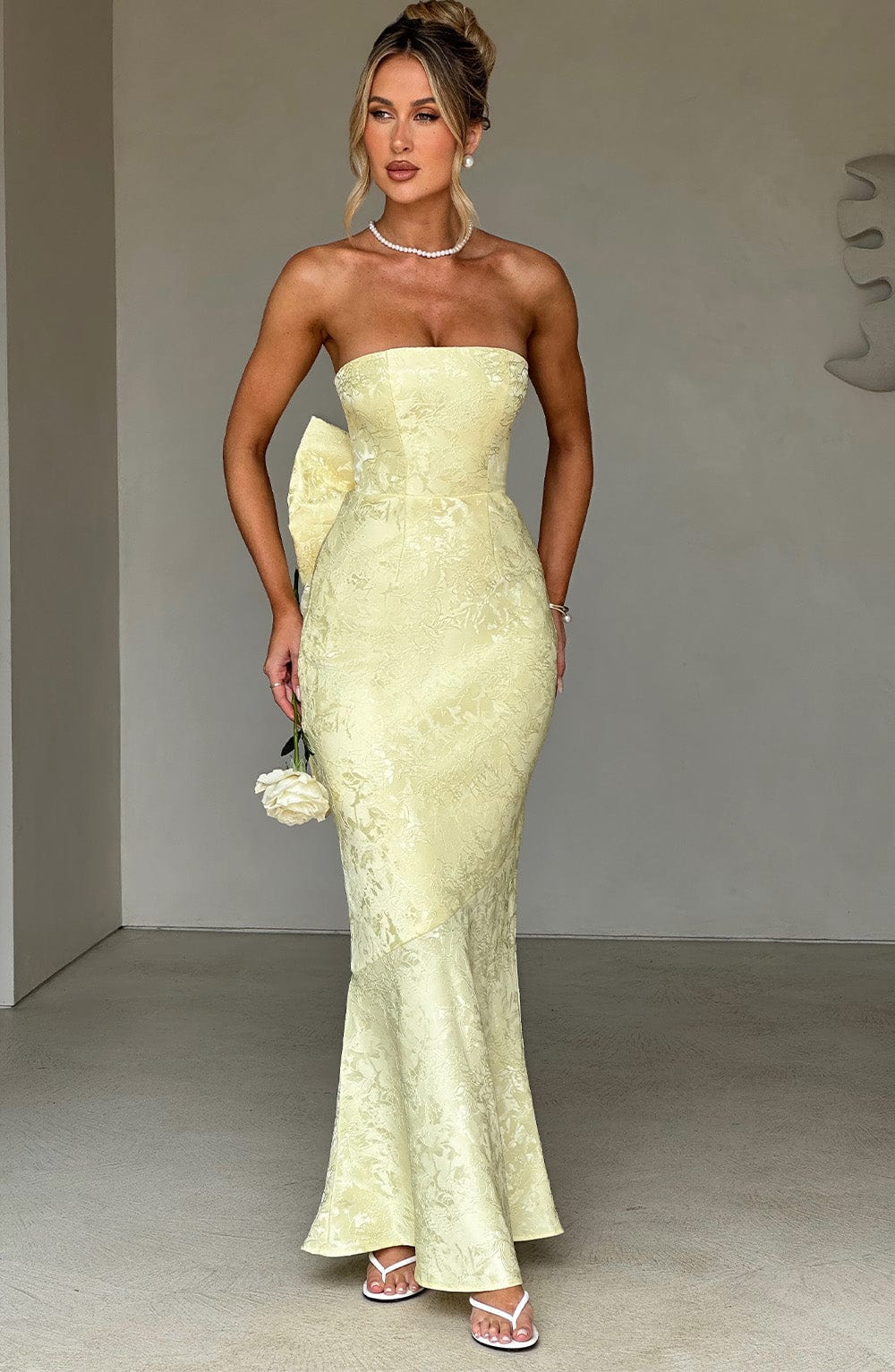 Belavie Felicitia Maxi Dress - Lemon