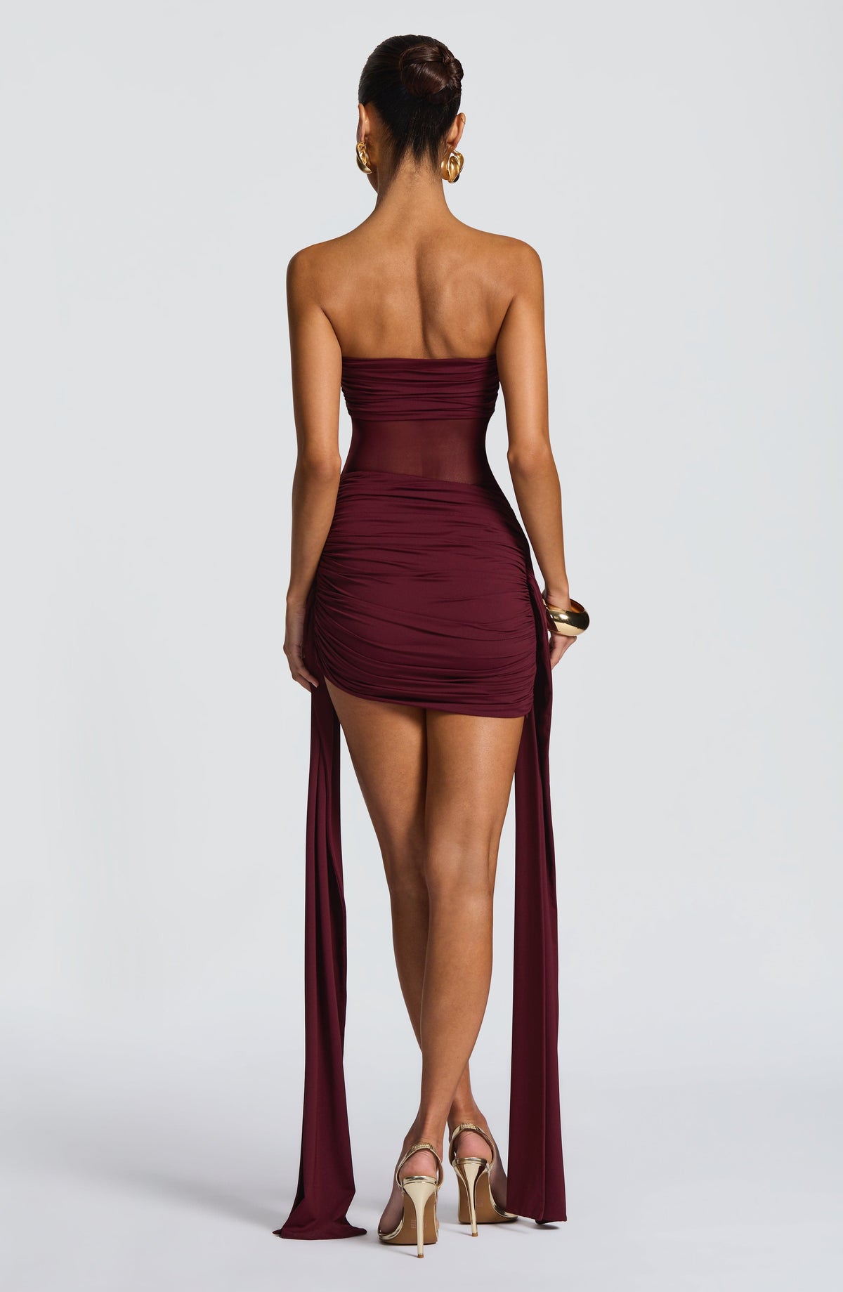Belavie Fiorellella Mini Dress - Cherry Lacquer