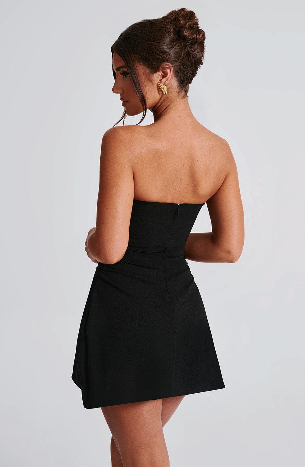 Belavie Fleura Mini Dress - Black