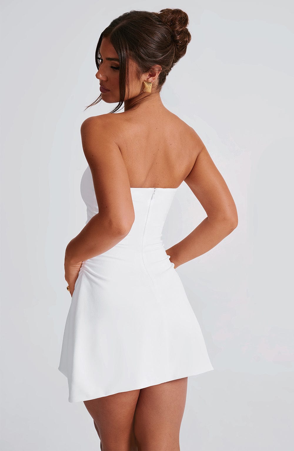 Belavie Fleura Mini Dress - Ivory