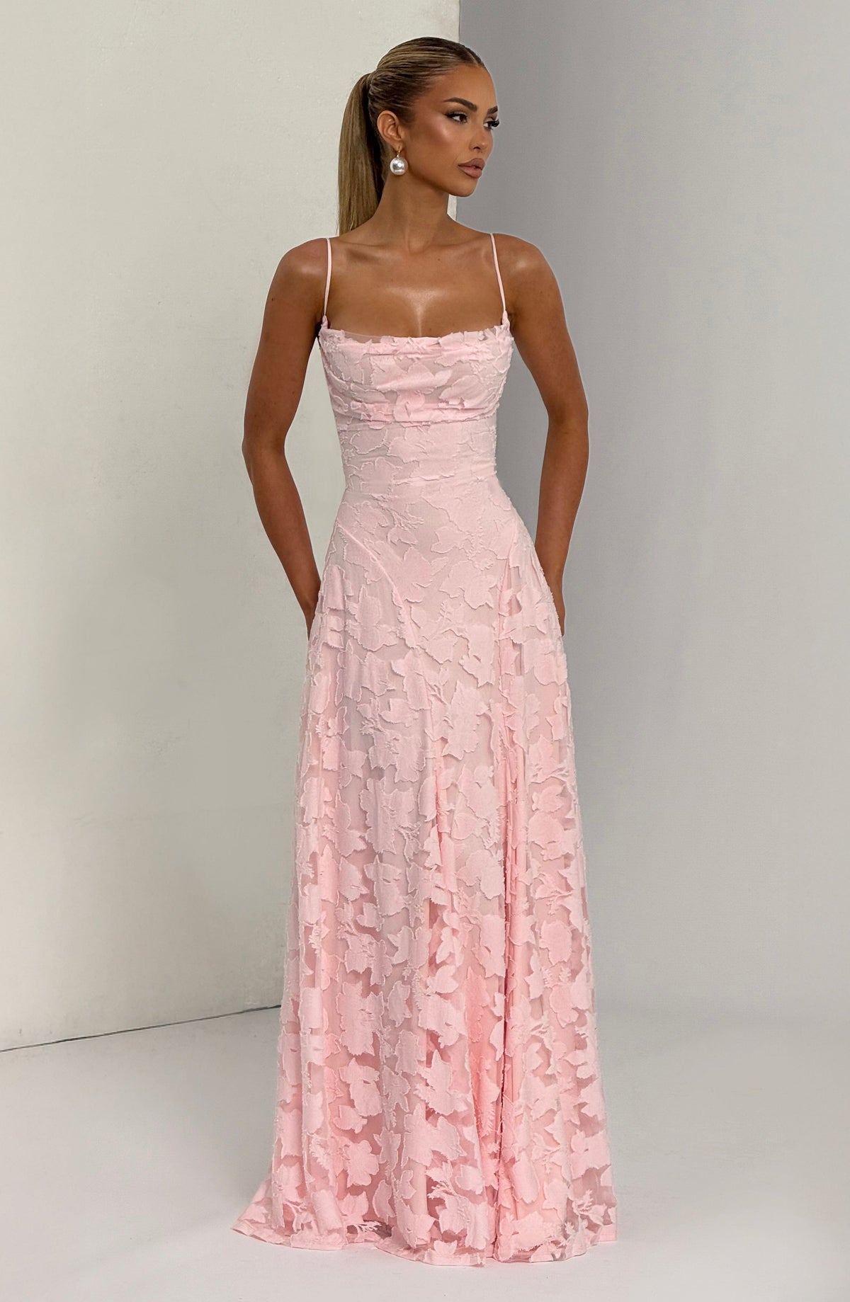 Belavie Francissa Maxi Dress - Blush