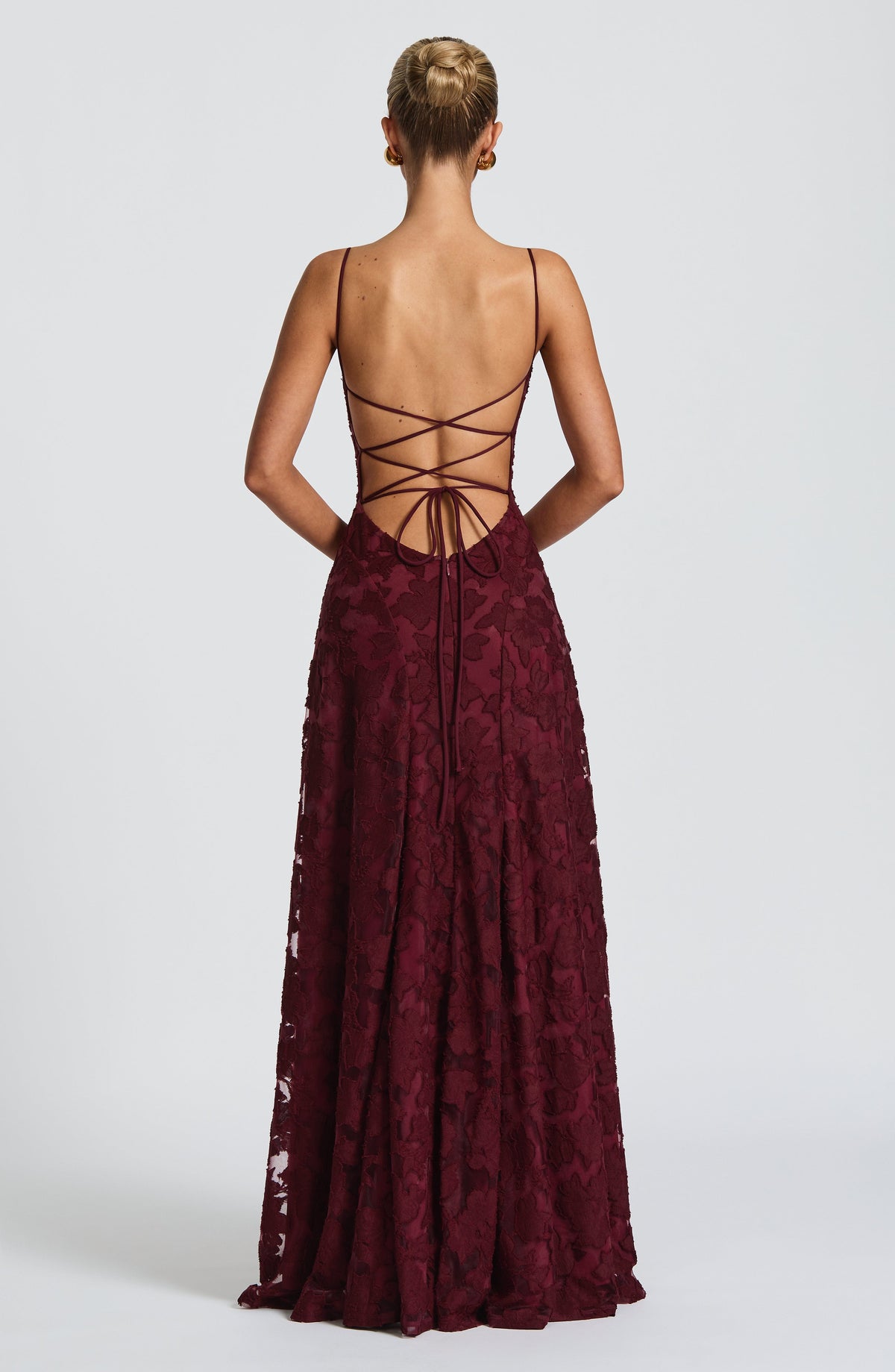 Belavie Francissa Maxi Dress - Cherry Lacquer