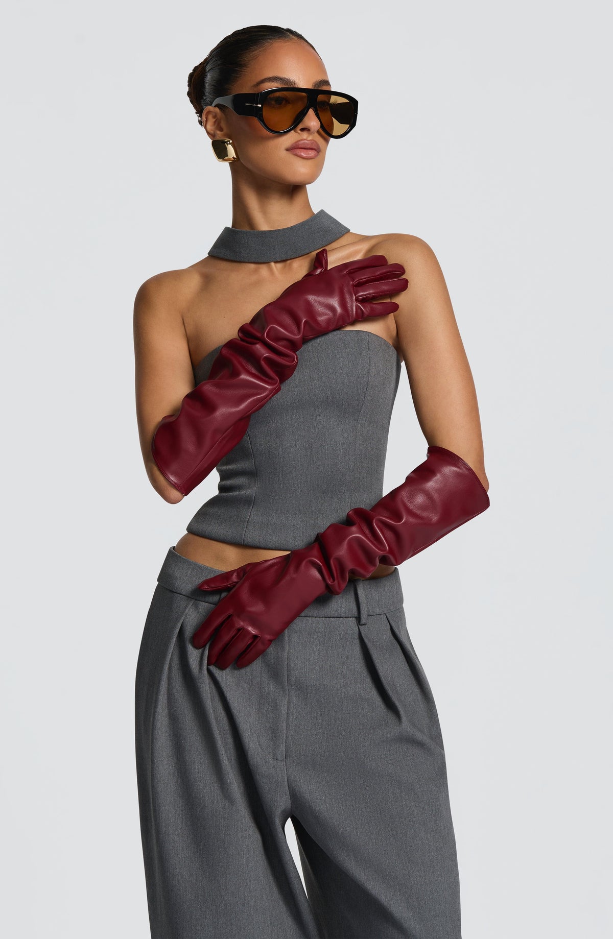 Belavie Frankiella Gloves - Burgundy