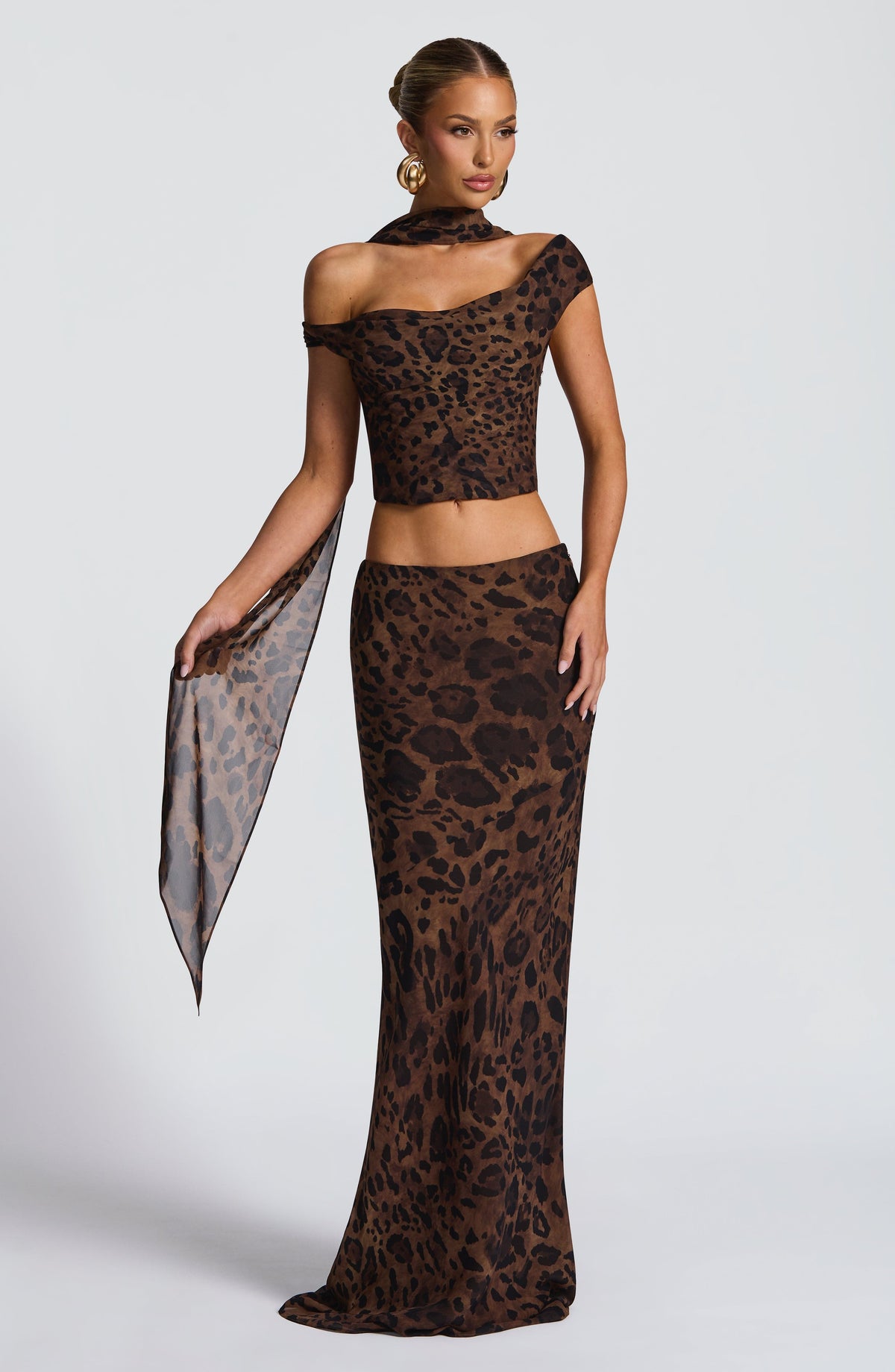 Belavie Fredella Scarf - Leopard Print