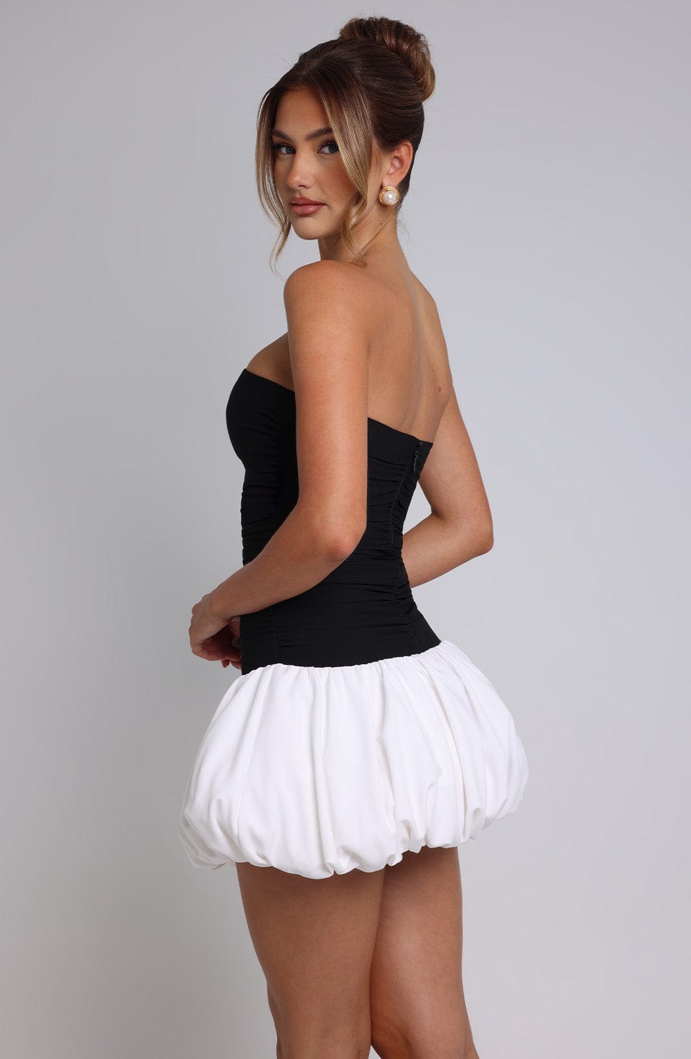 Belavie Gemmella Mini Dress - Black/White